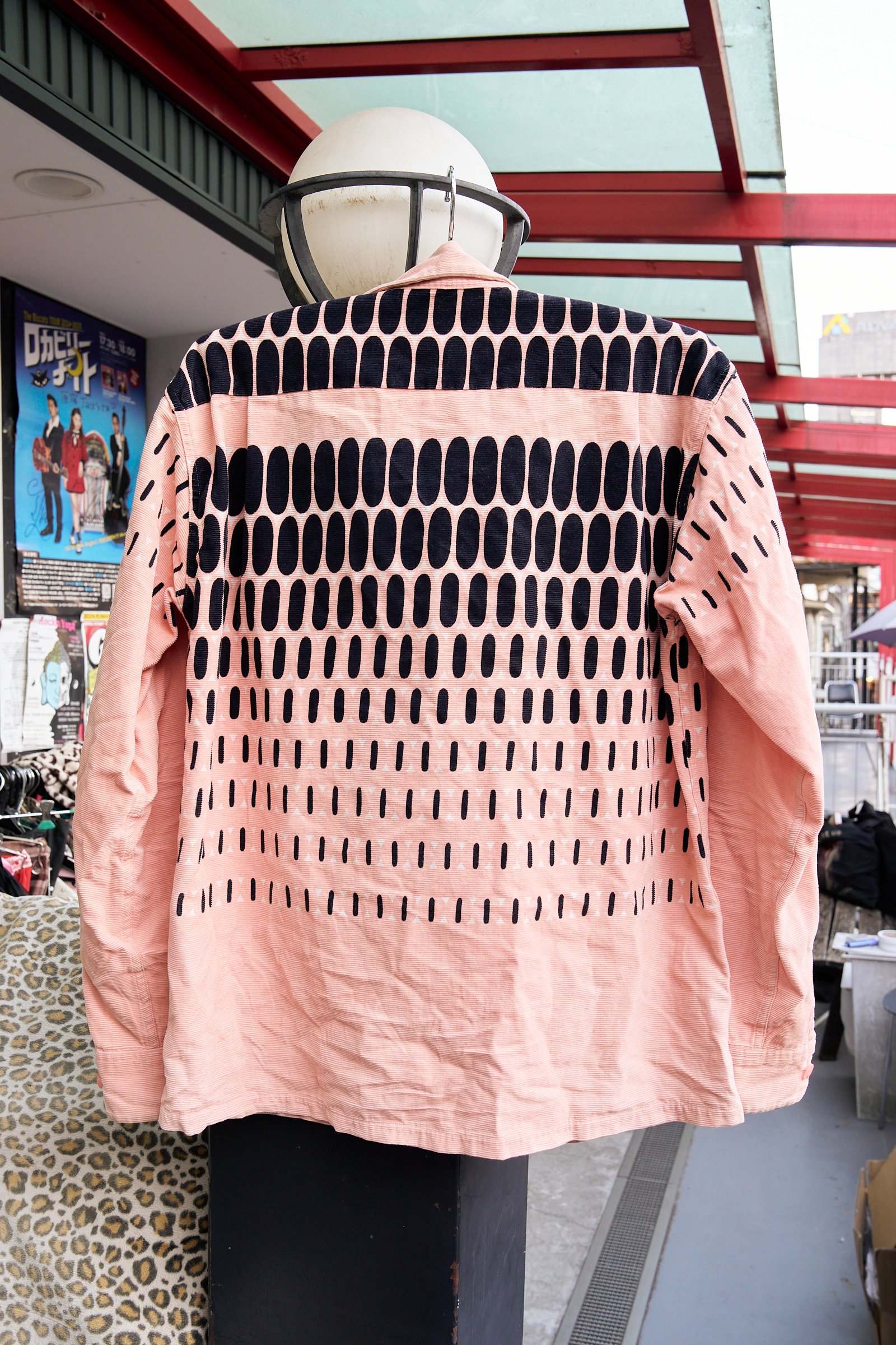 STYLE EYES エルヴィスドット コーデュロイシャツ