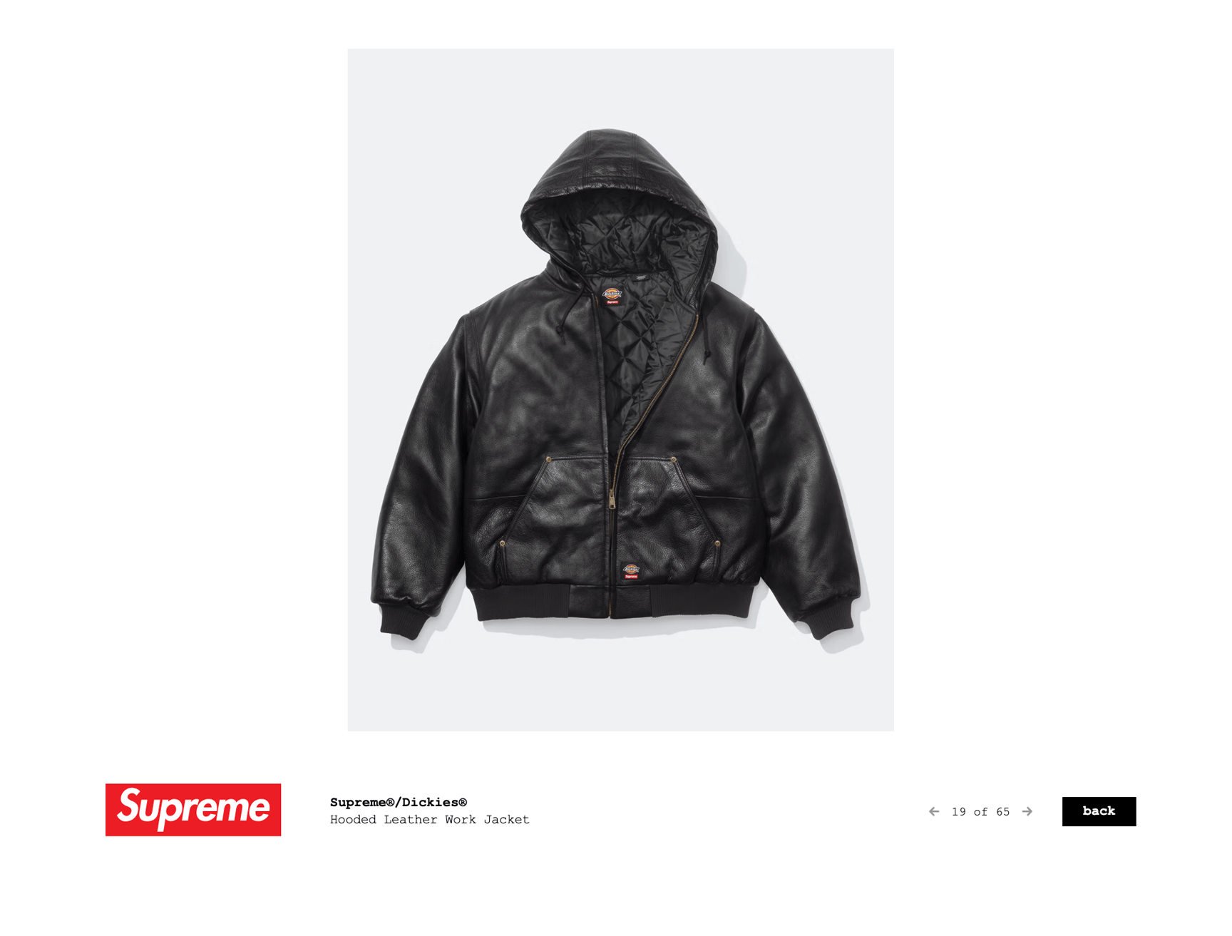 オ*君様 SUPREME シュプリーム Dickies ディッキーズ ジャージー シュプリームが「ディッキーズ」とコラボ、両者のロゴを配した