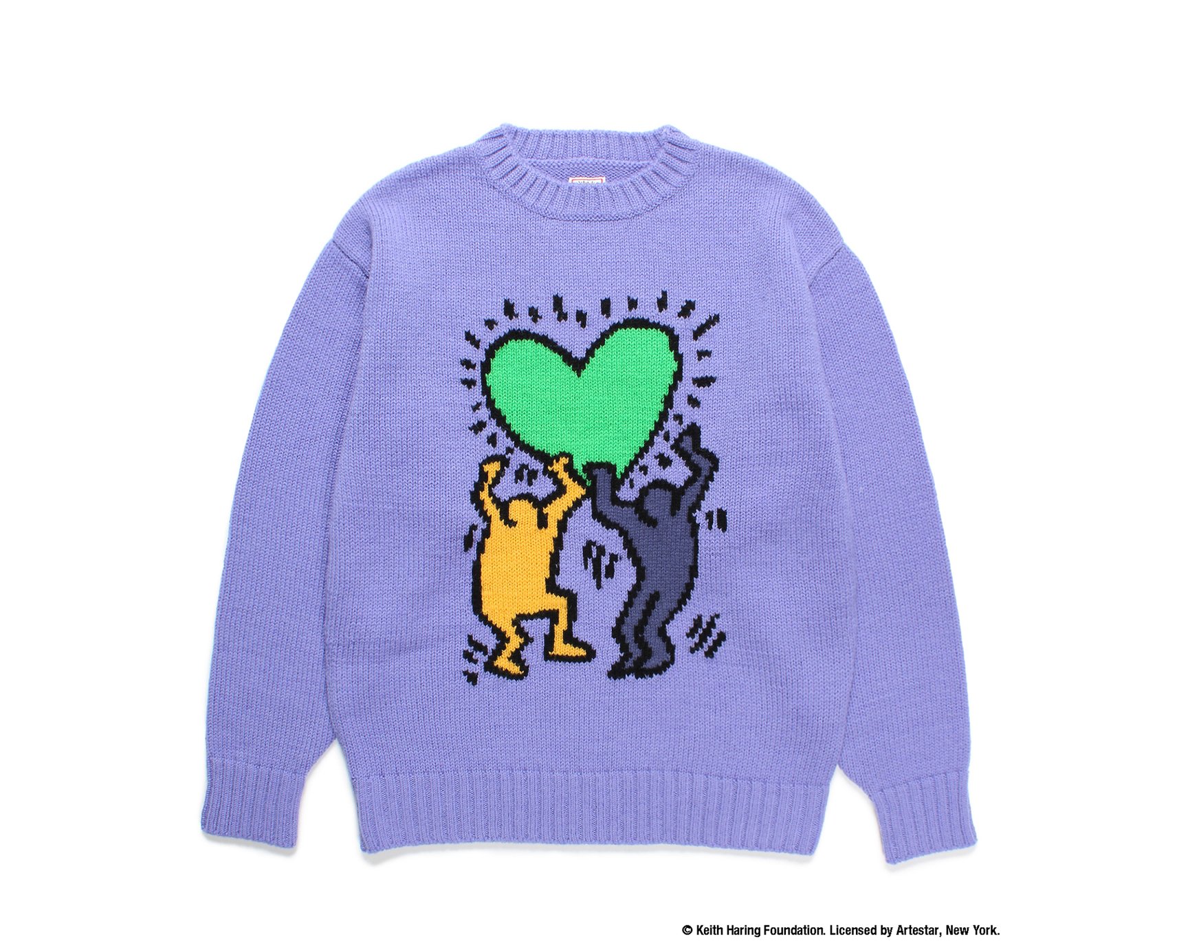 新品 WACKO MARIA × KEITH HARING コラボ カーディガン ワコマリアがキース・ヘリングと初コラボ、作品をジャカード織り