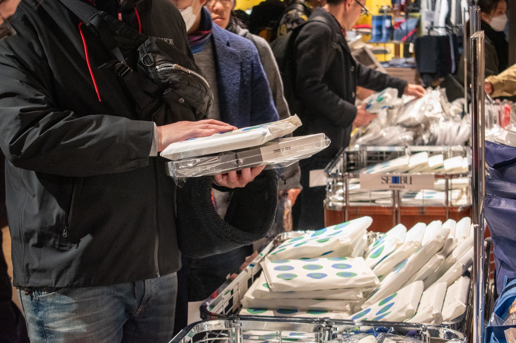 西武渋谷店初売り