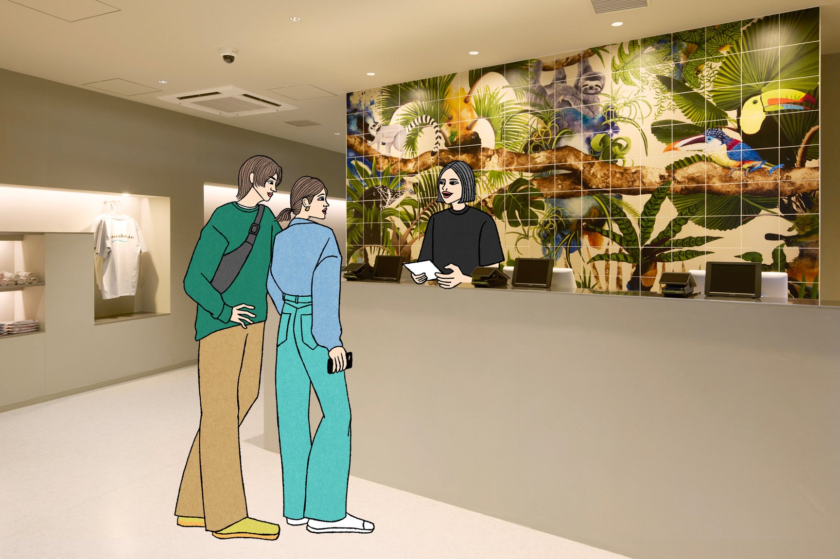 サウナ施設館内イメージ