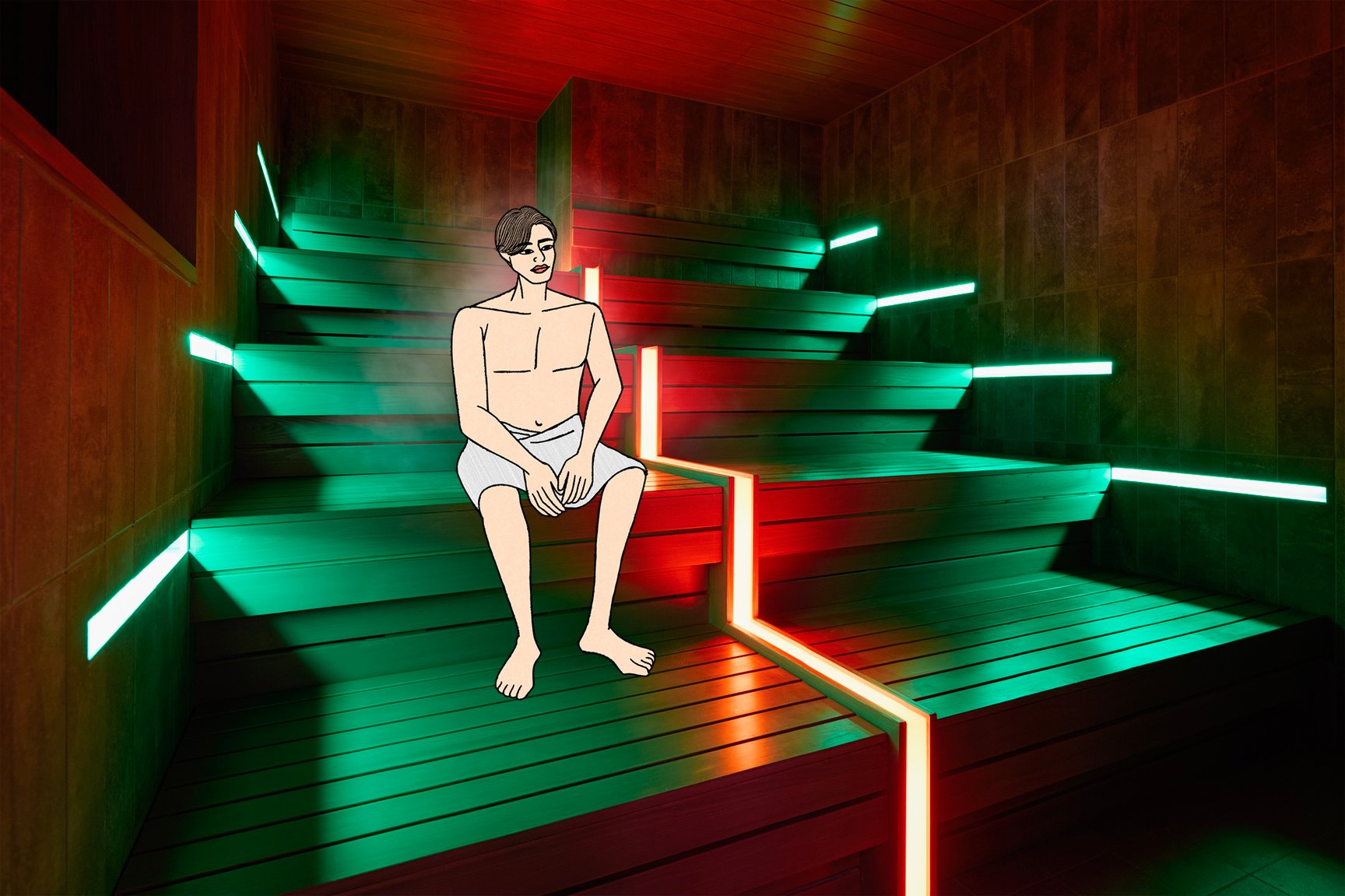 サウナ施設館内イメージ