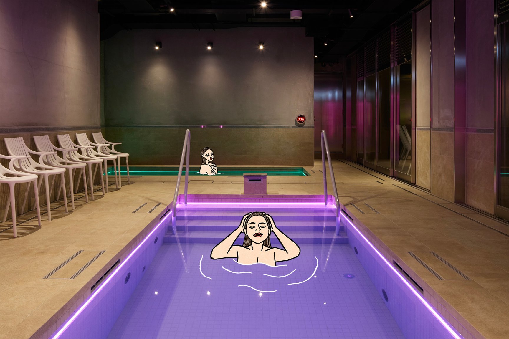 サウナ施設館内イメージ