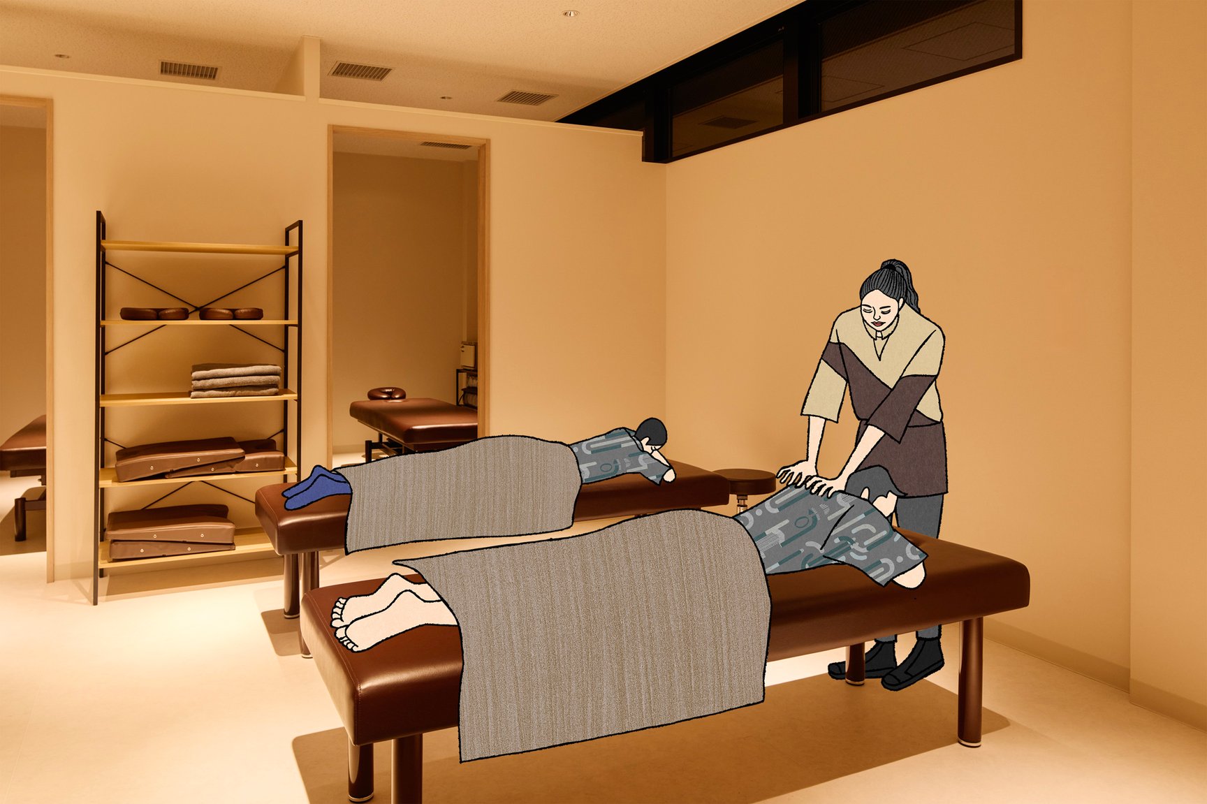 サウナ施設館内イメージ