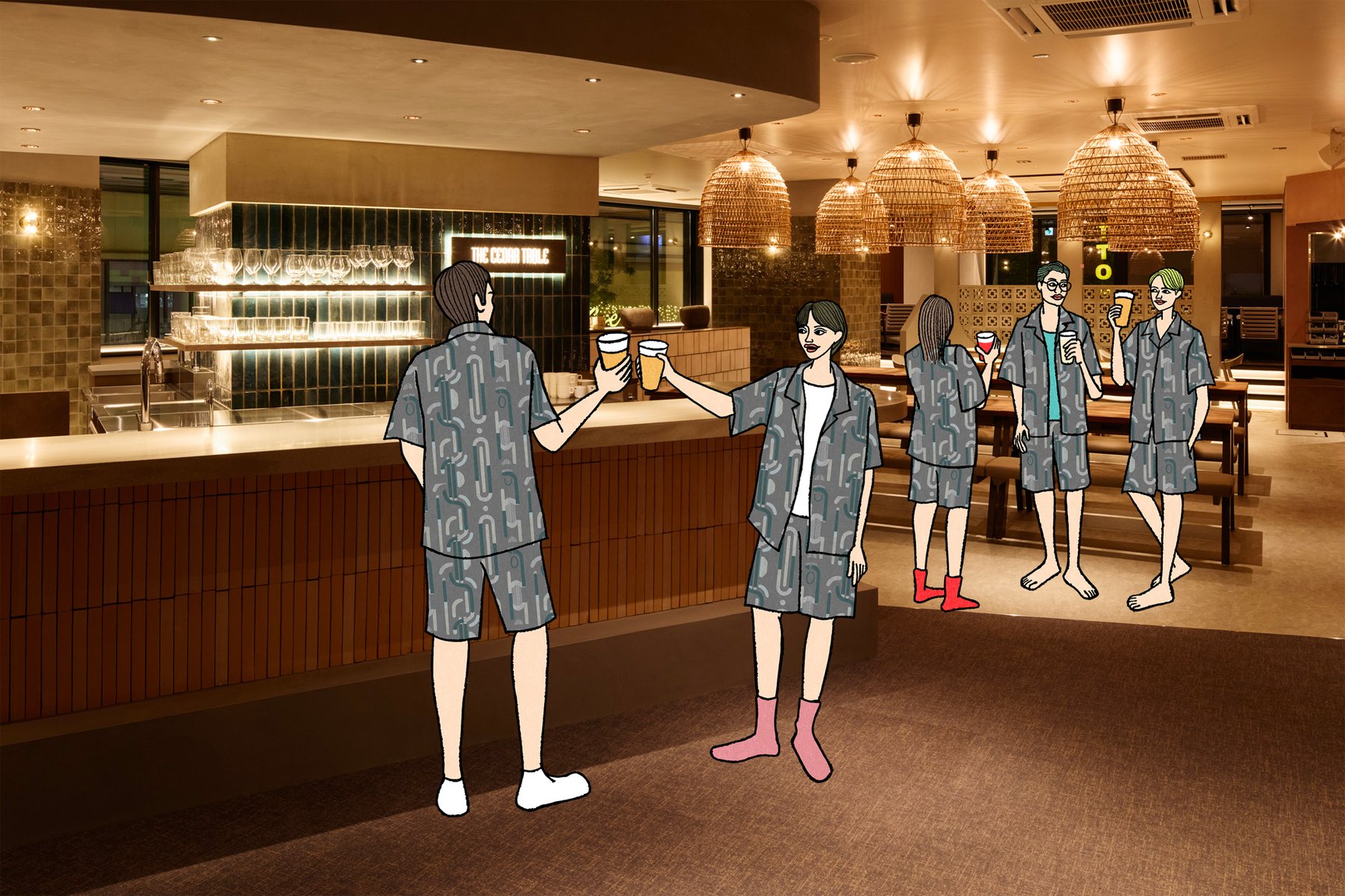 サウナ施設館内イメージ