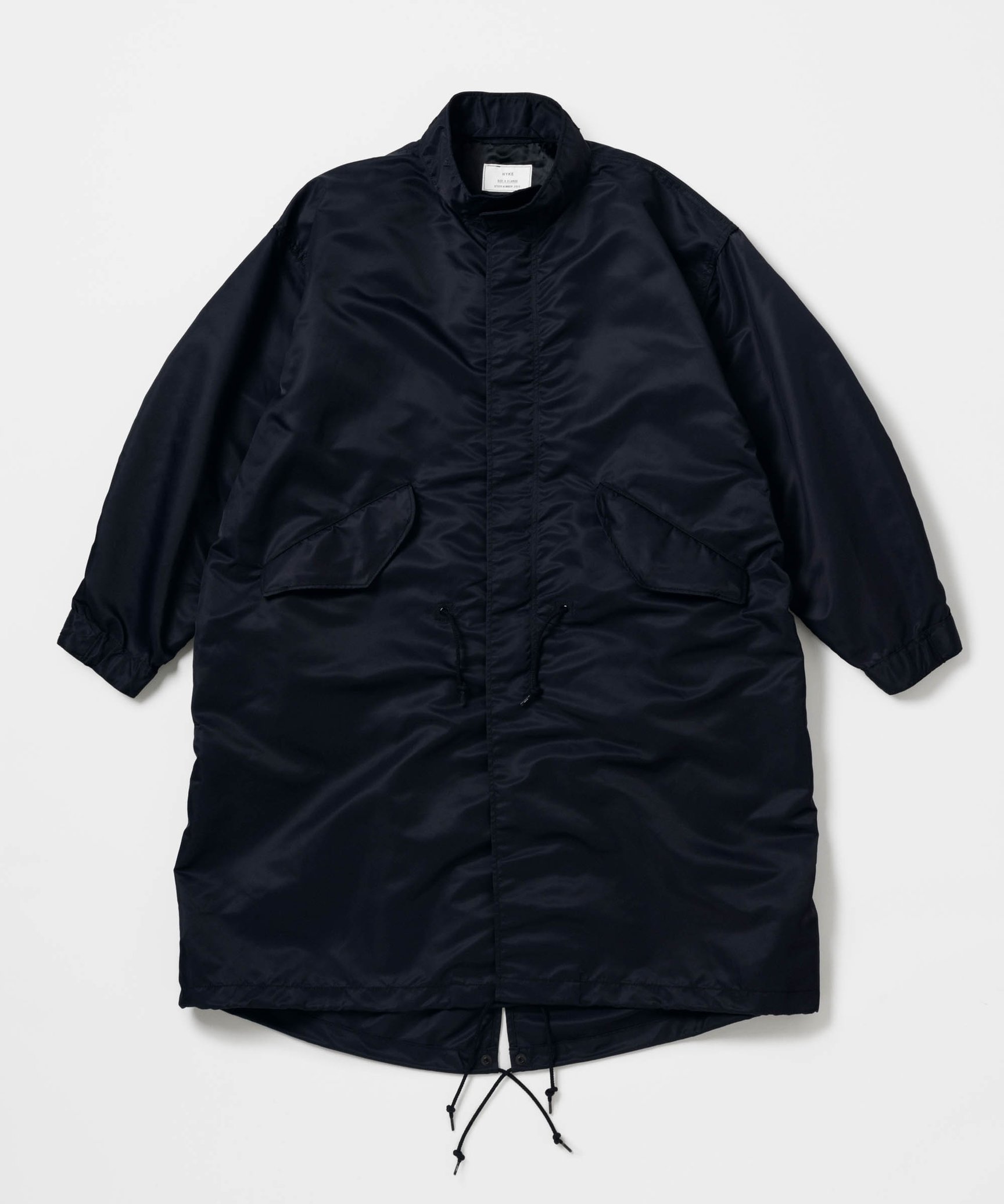 HYKE×BIOTOP2023別注　M-65 ミリタリーコート（黒・サイズ4） HYKE×BIOTOP2023別注M-65 ミリタリーコート（黒・サイズ4）