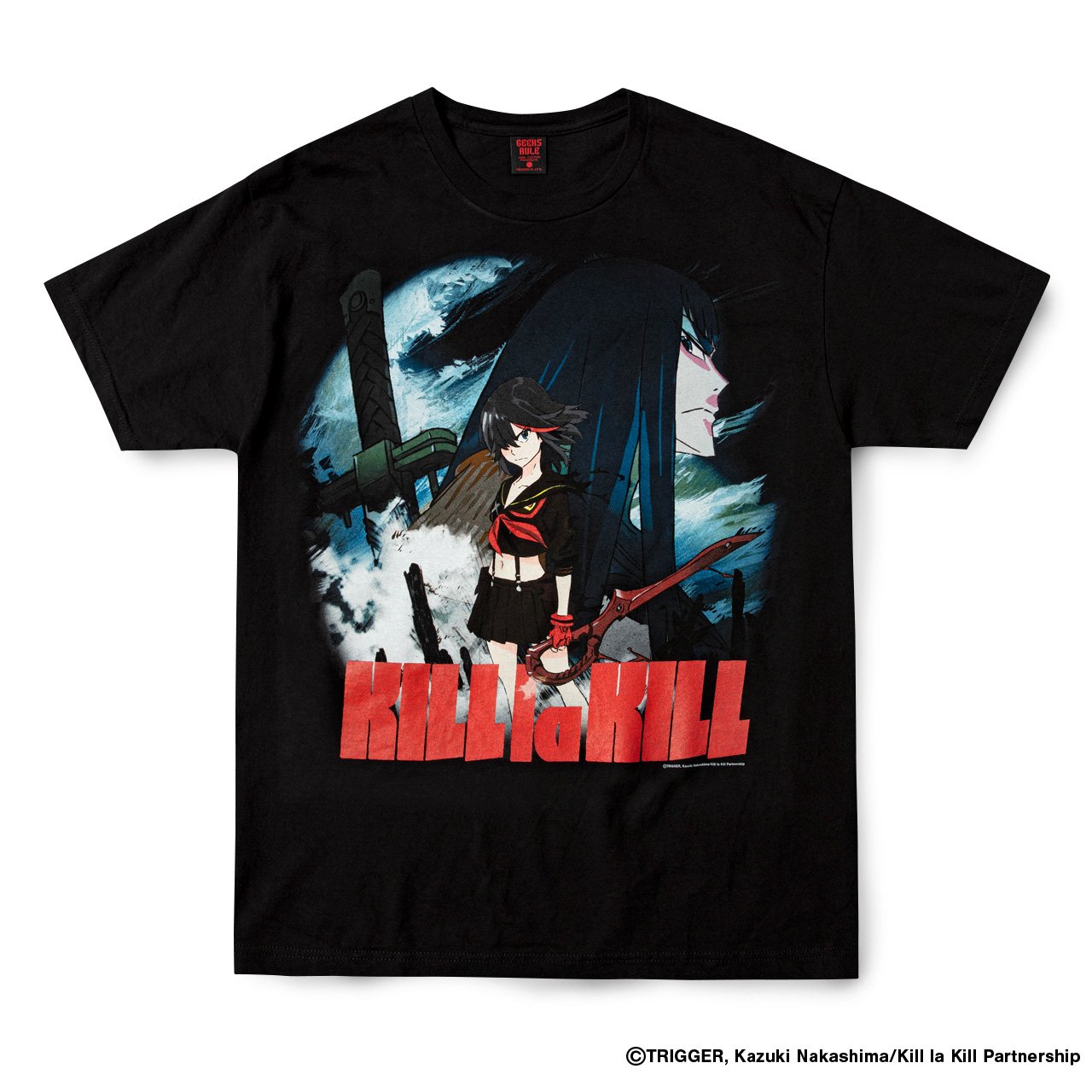 KILL la KILL  GEEKS RULE 15 SILKSCREEN PRINTING T SHIRT vol.0112100ң
