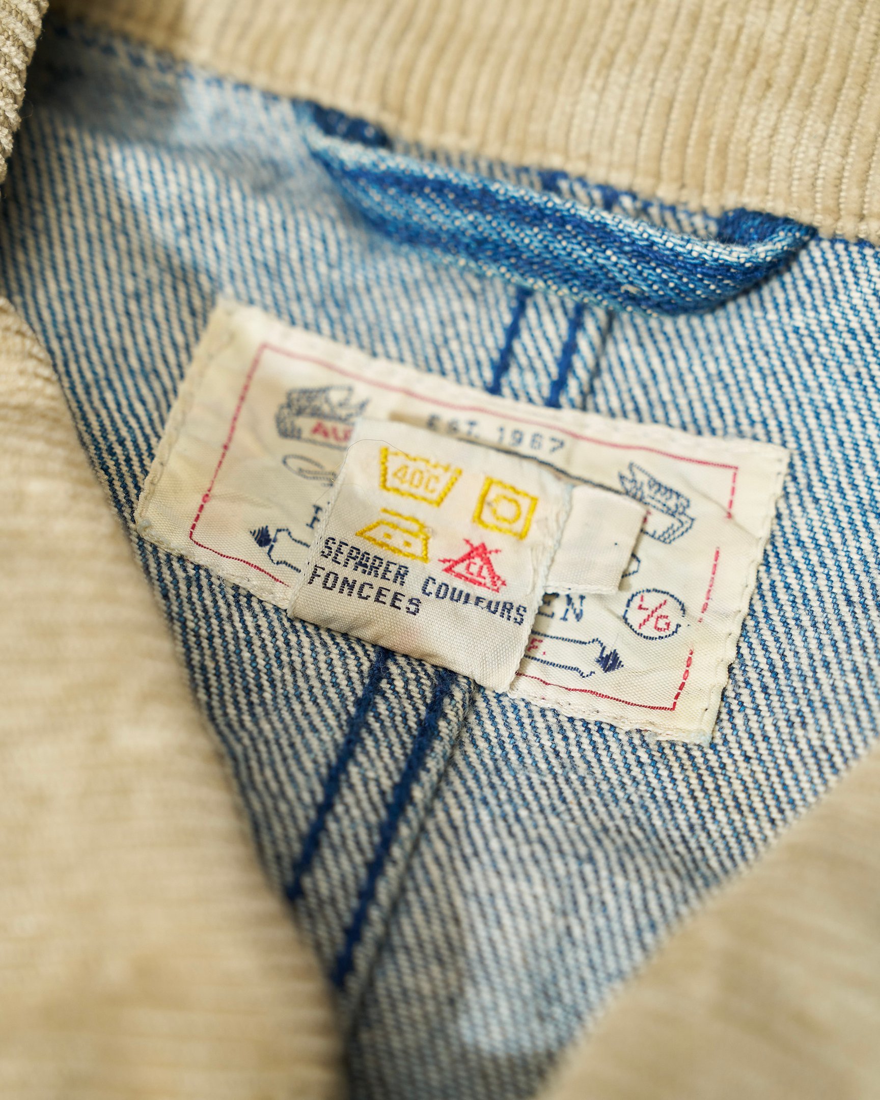 ラルフ ローレン社が1985〜1989年に展開していたレーベル「ポロ ダンガリー」のタグ