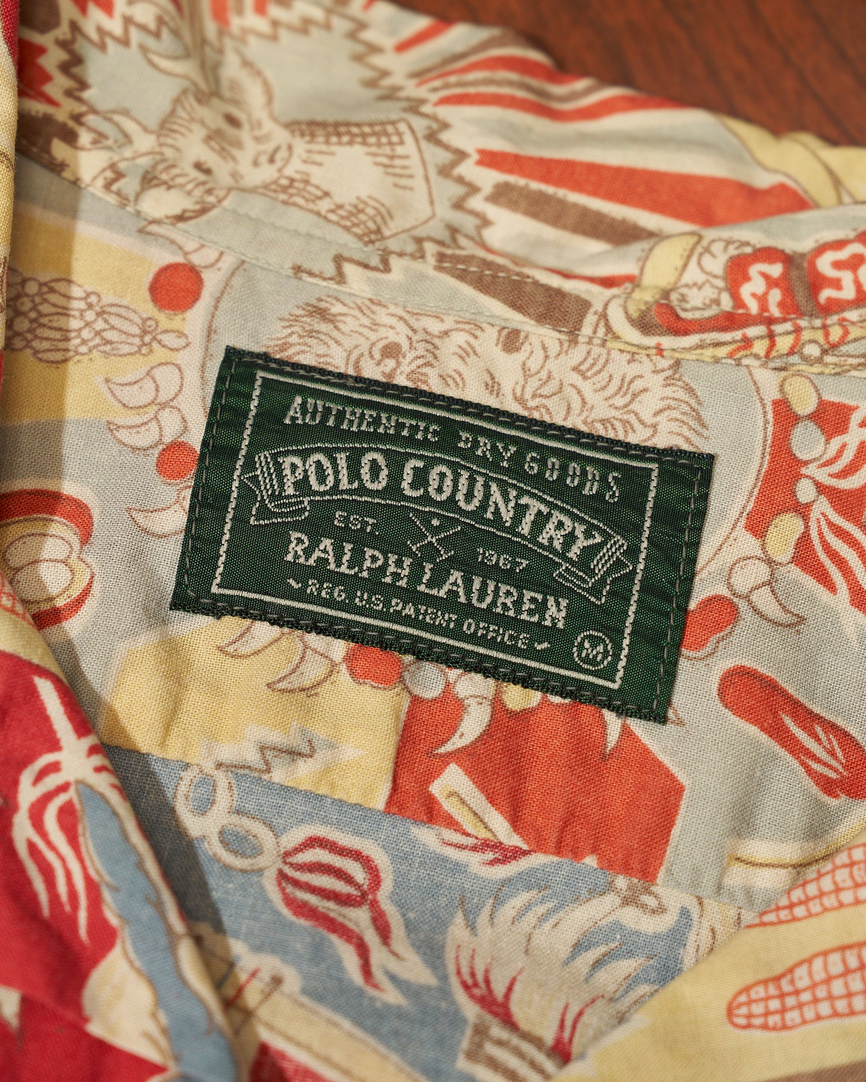 ラルフ ローレン社が1989〜1992年に展開していたレーベル「ポロ カントリー」のタグ