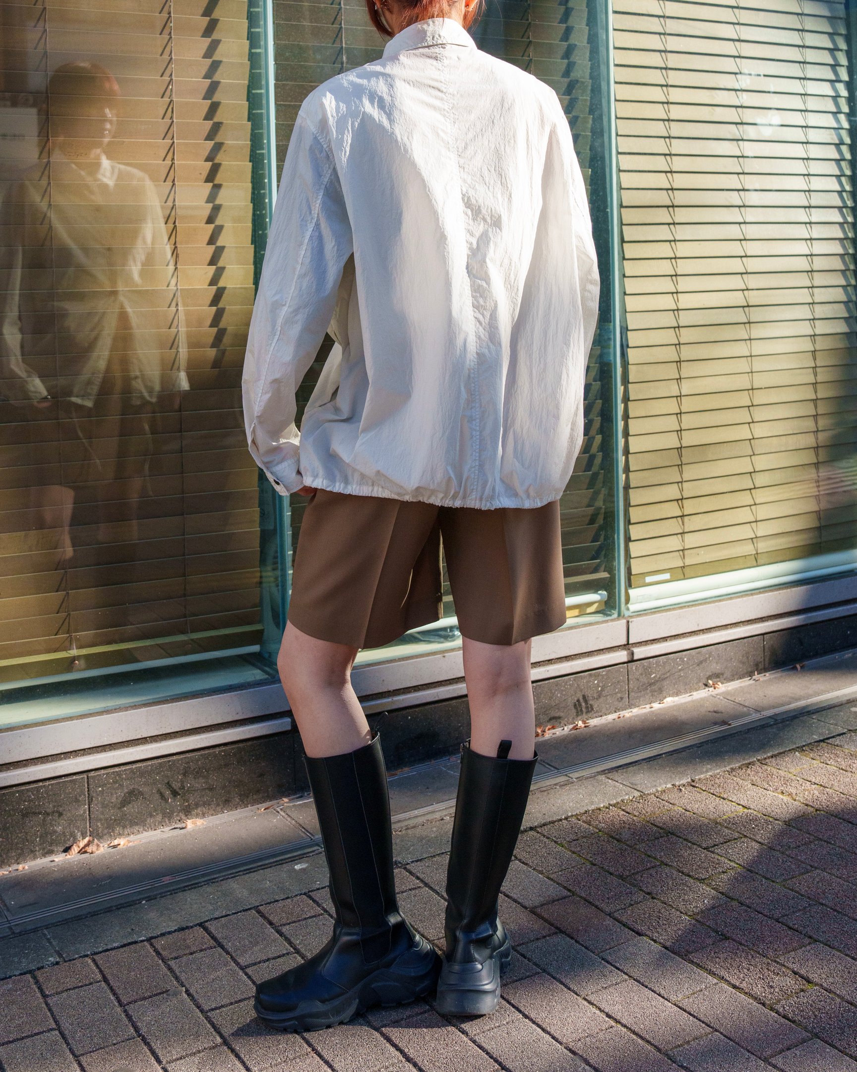 エイトンのシャツジャケット