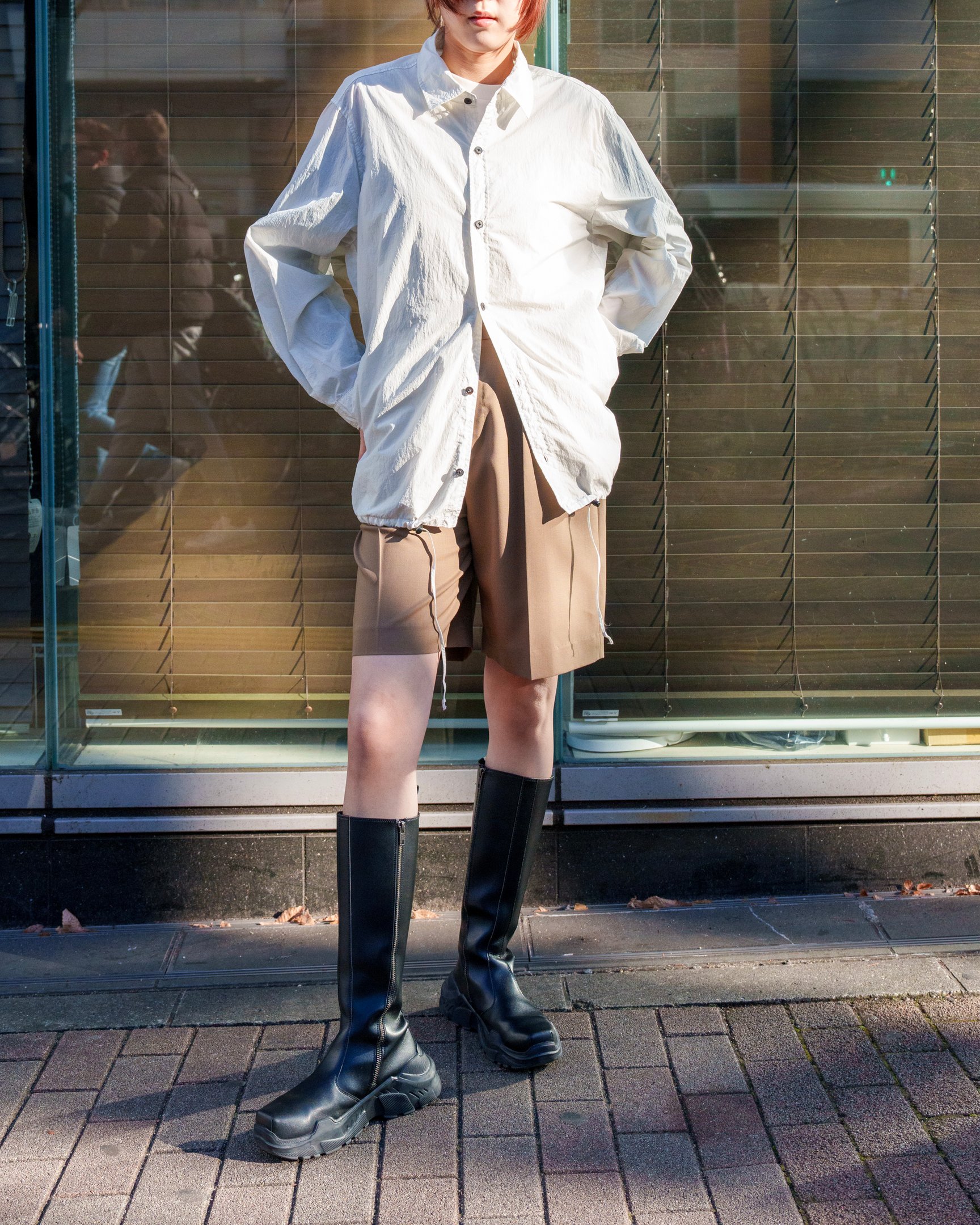 エイトンのシャツジャケット