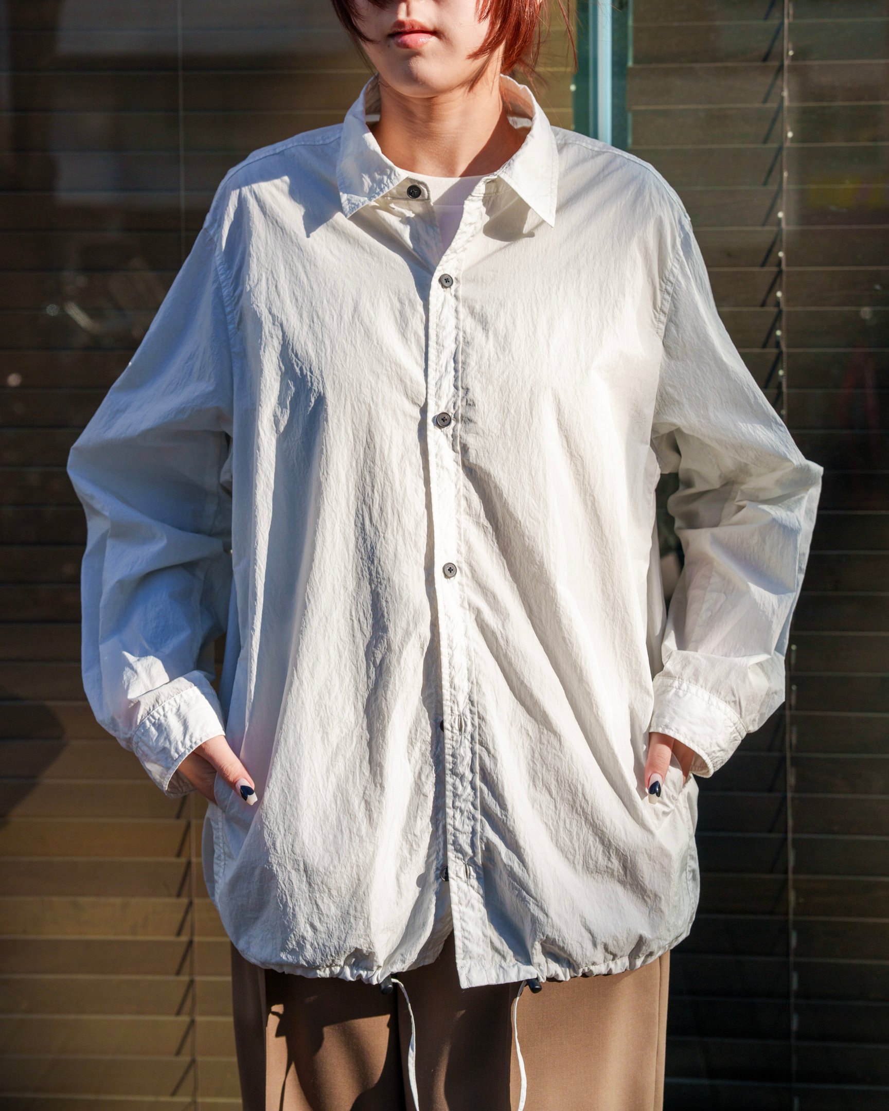 エイトンのシャツジャケット