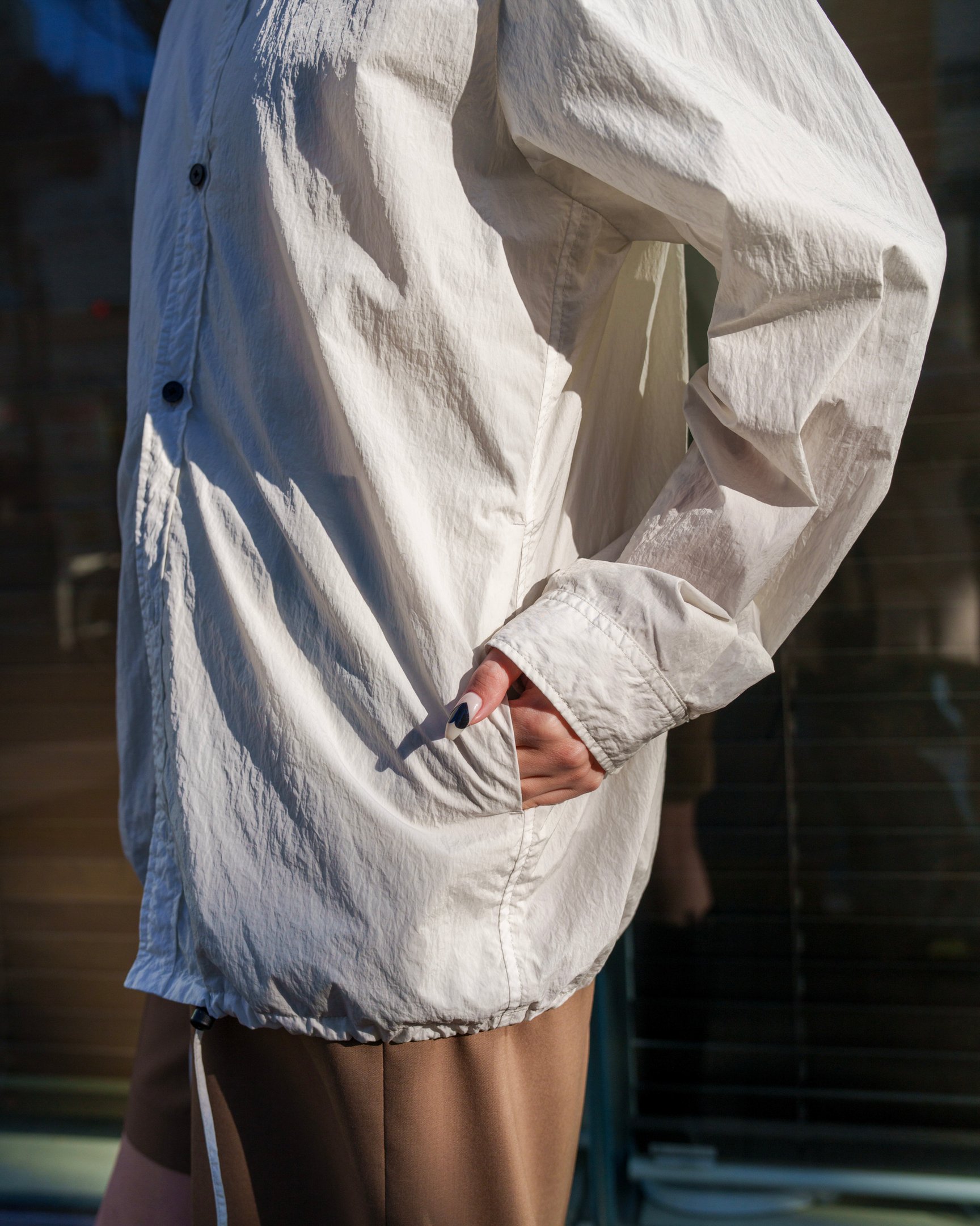 エイトンのシャツジャケット