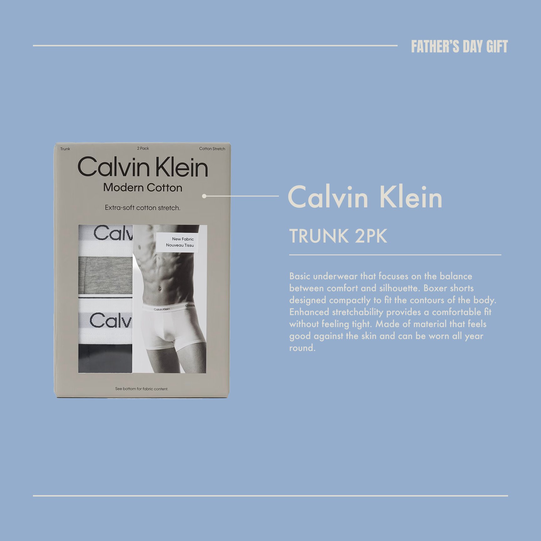 カルバンクラインのトランクス