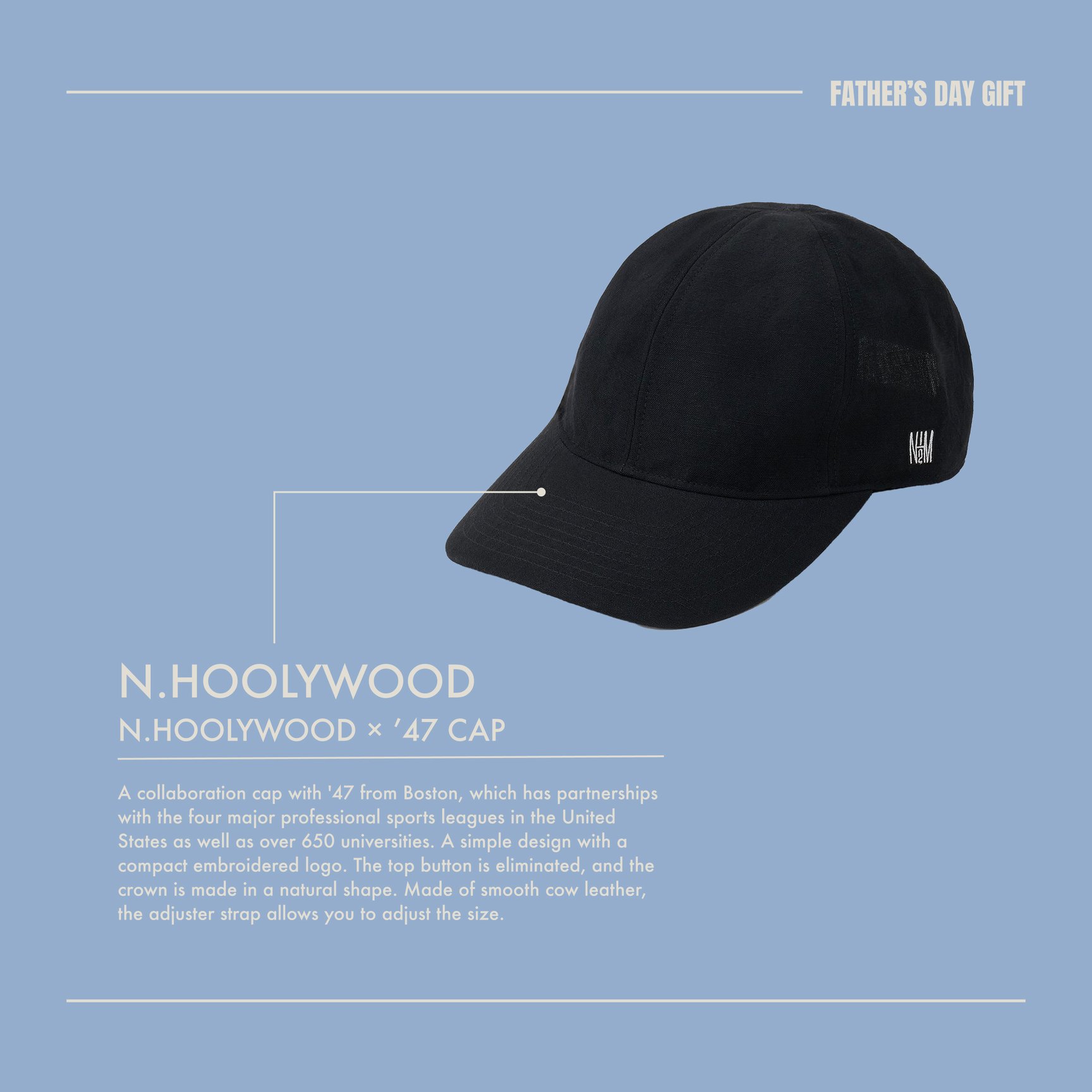 N.ハリウッドのキャップ