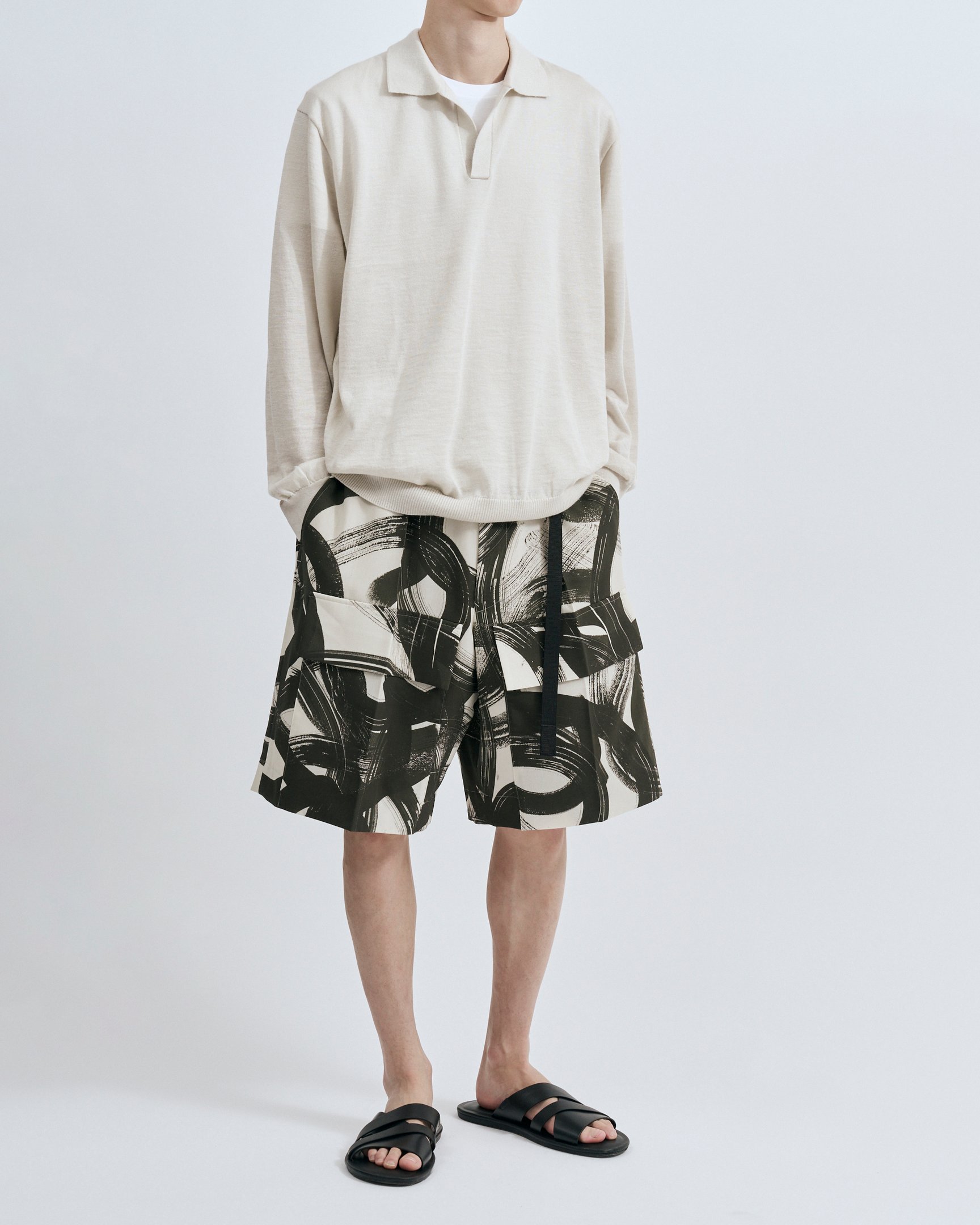 エイトンのニットポロ