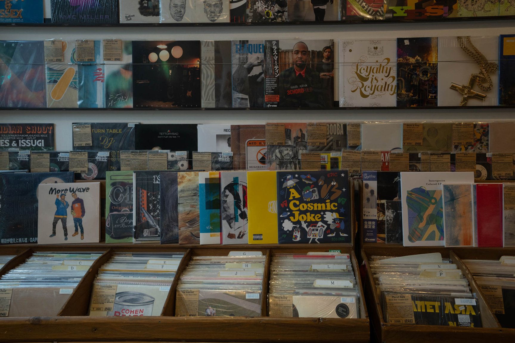 JAZZY SPORT MUSIC SHOP TOKYOの内観