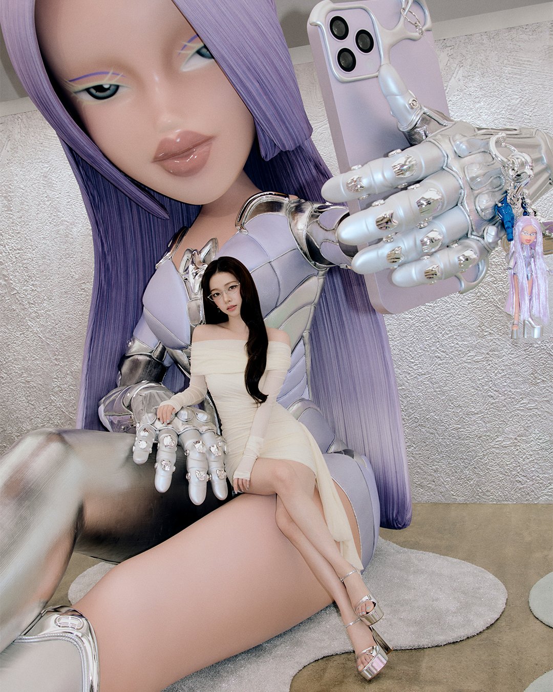 ポップアップに来場したカリナ