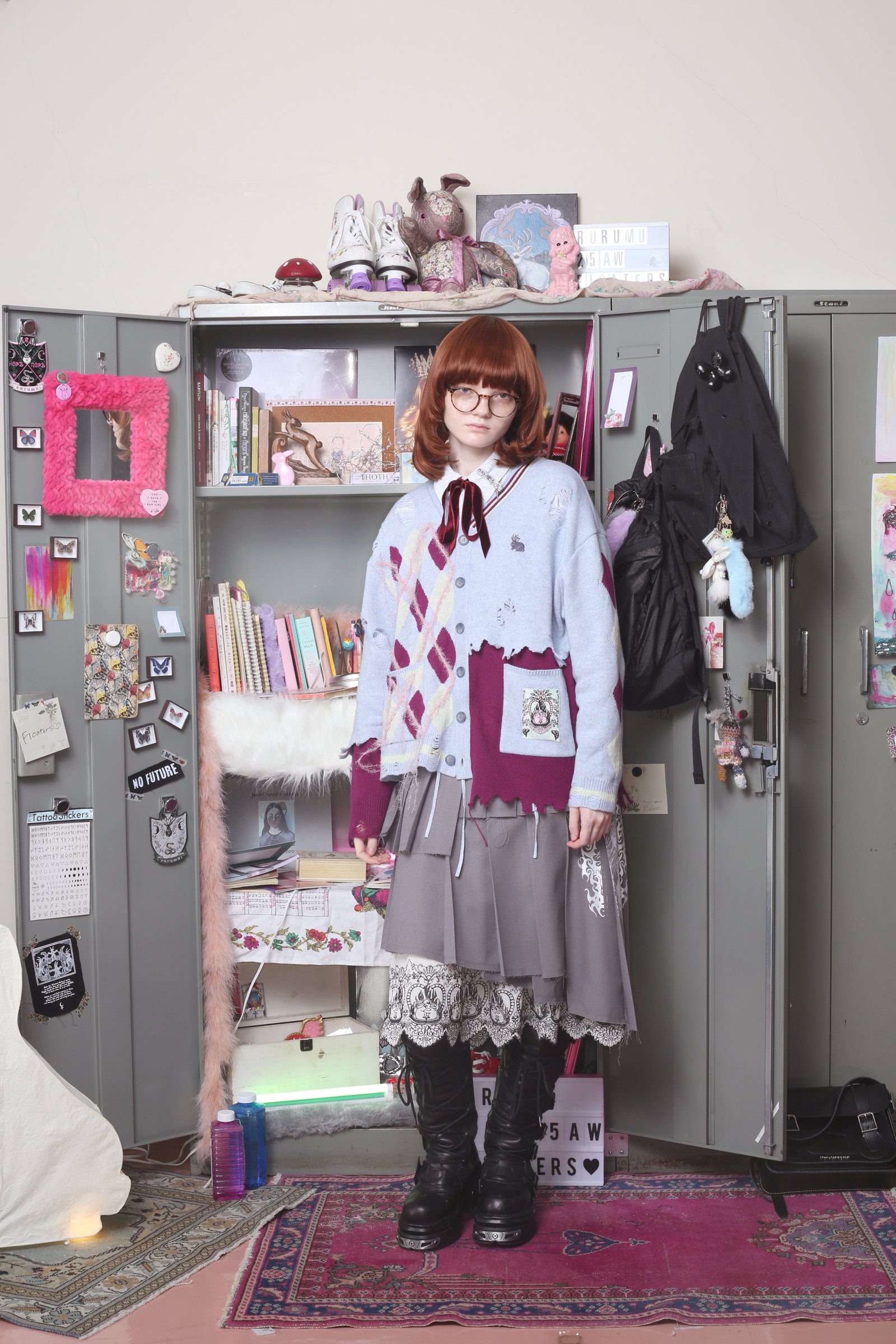 2025年秋冬コレクションを着用したモデル