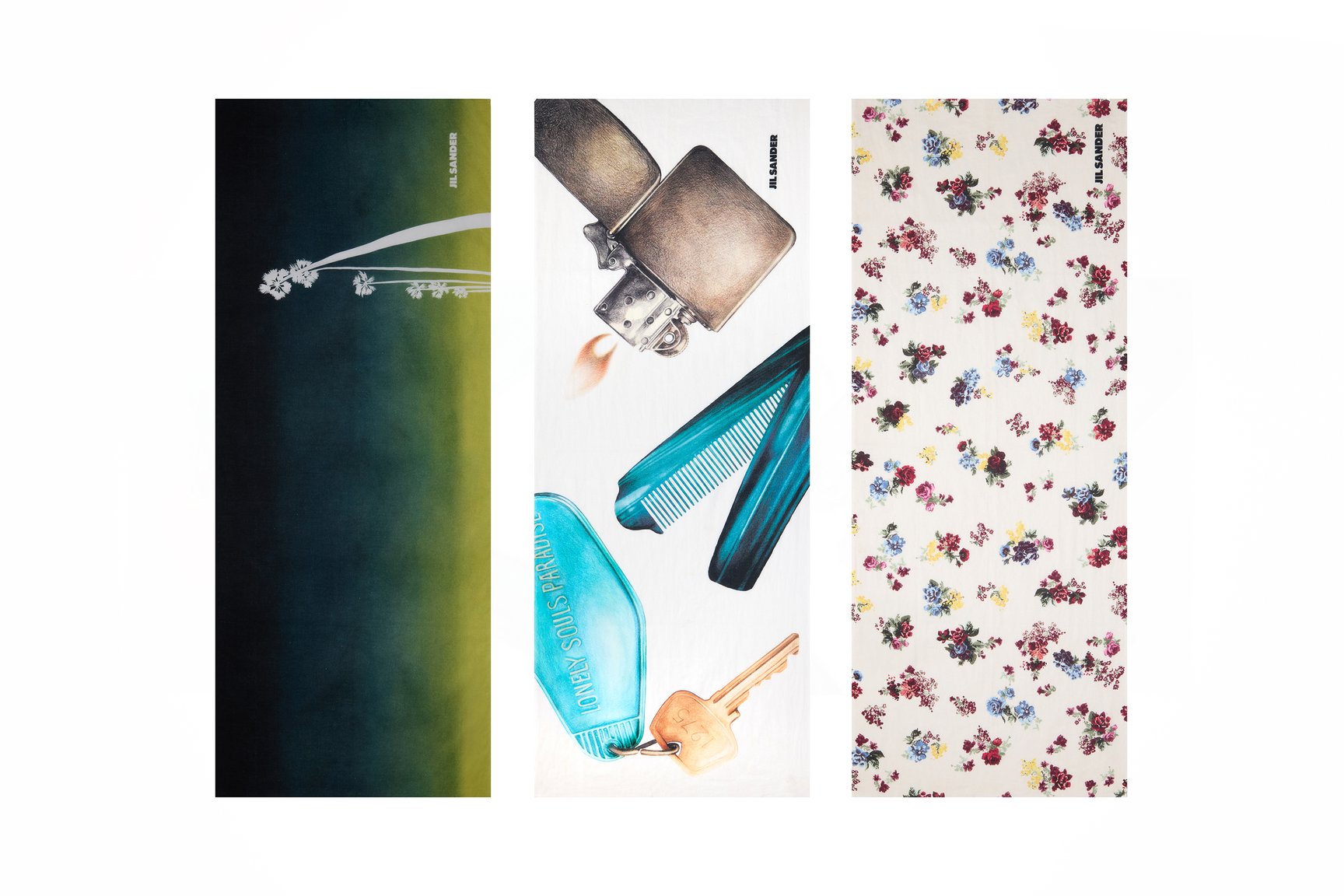 印染工房スギシタ x JIL SANDER 手ぬぐい3枚組