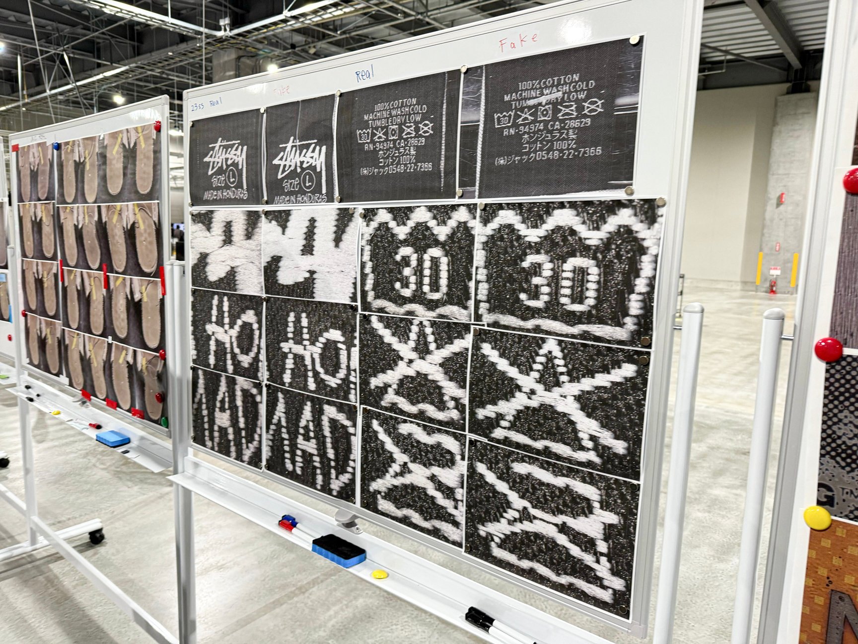 スニダンベースで取り扱っているアイテムの偽造品と正規品