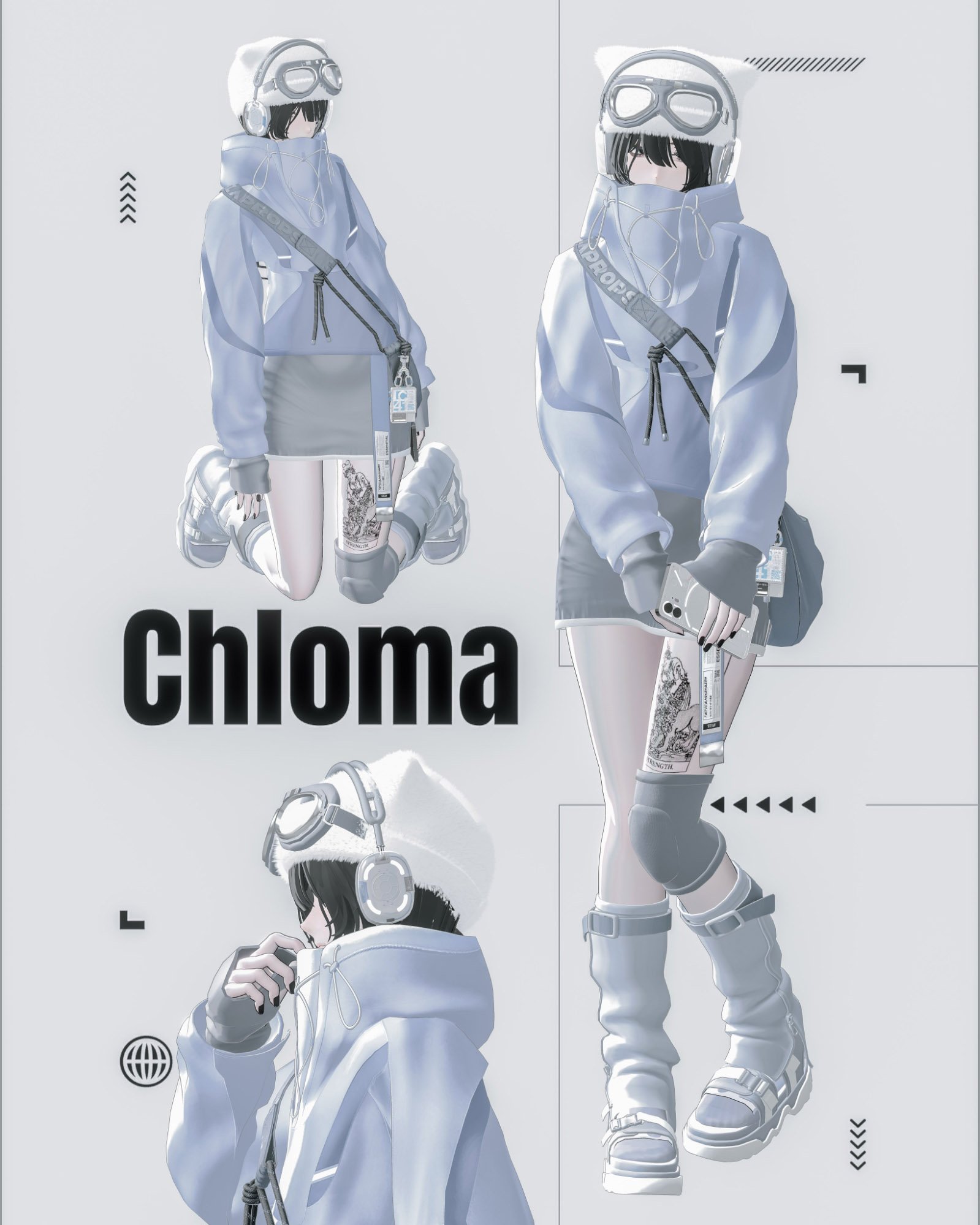 chlomaの服を着たアバター