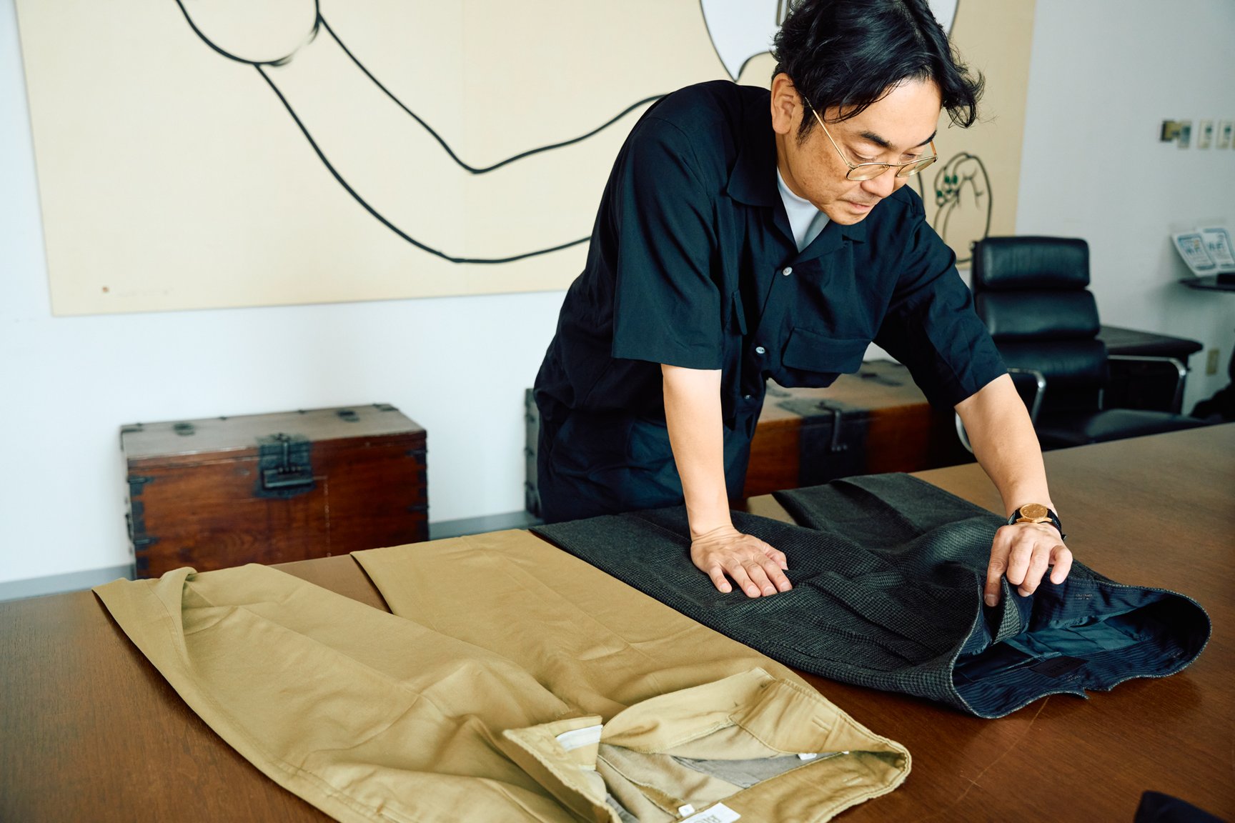 中田慎介打ち合わせ風景