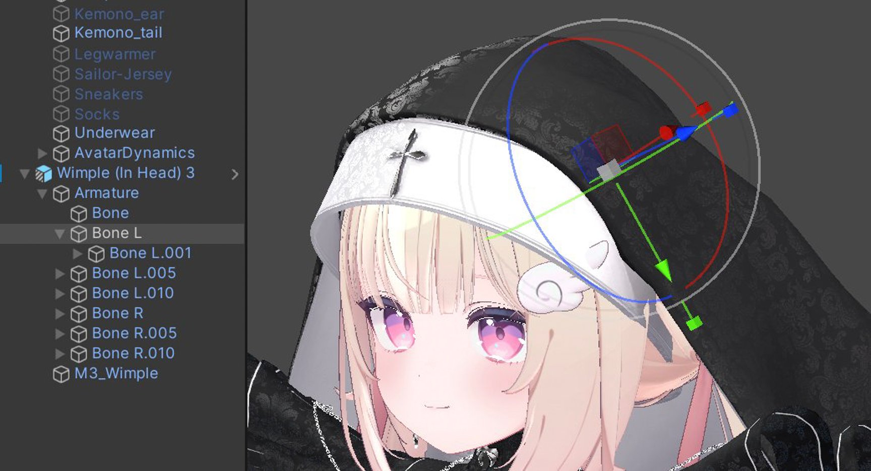 ソフトを使用して3Dモデリングをする画面のキャプチャー