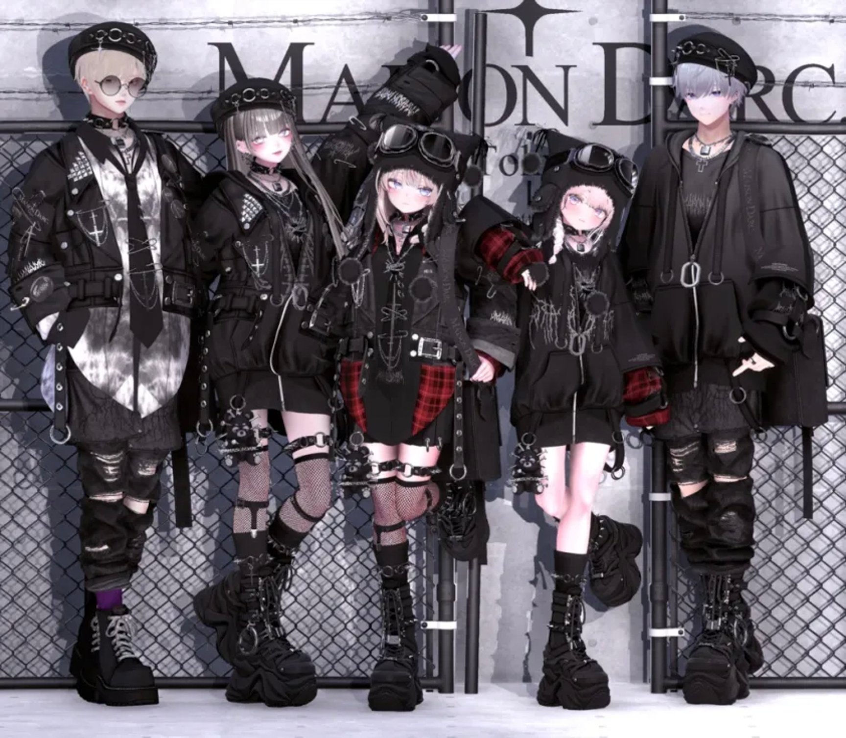 アバターに合わせたサイズ展開をするVR服