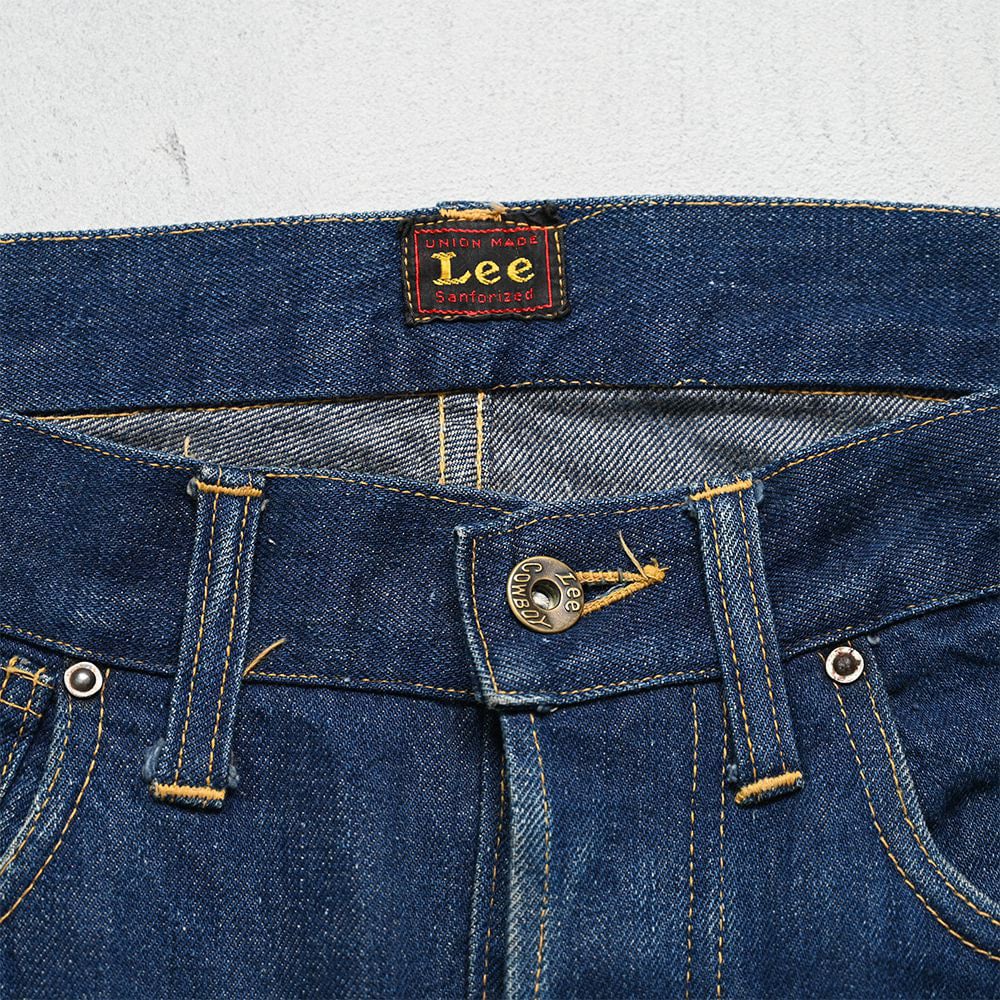WW2 Lee 101B cowboy jeans with hair on hide