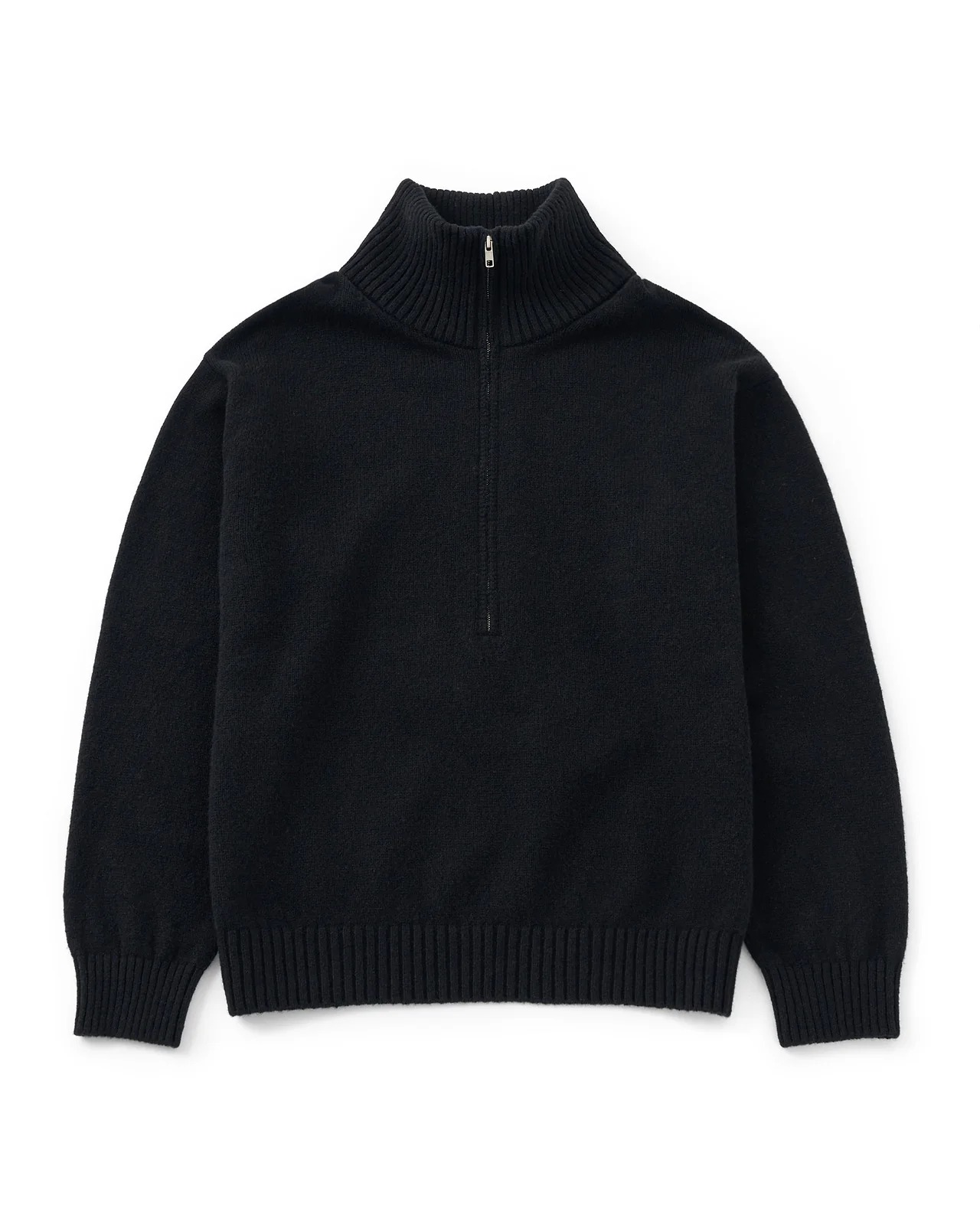 エイトンのハーフジップニット