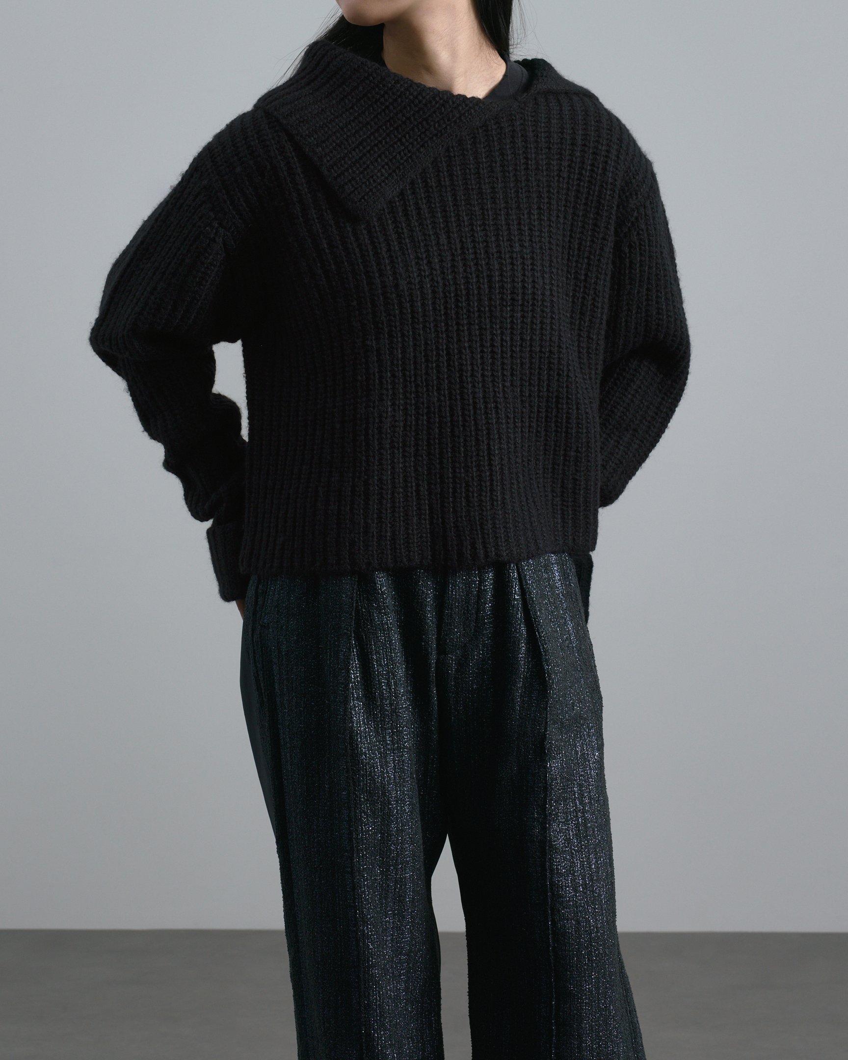 タークのリブニット