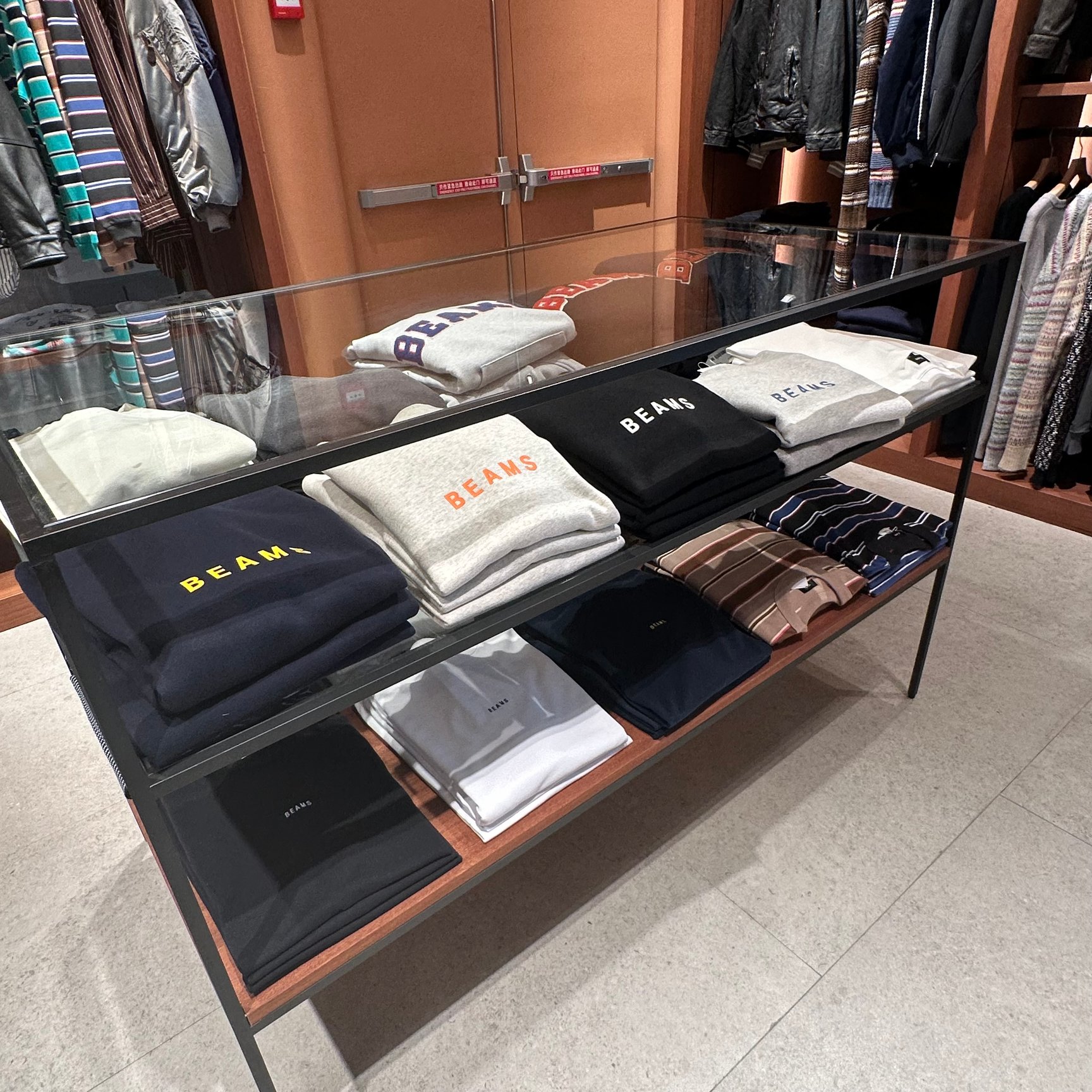 上海初出店のBEAMSの内観写真