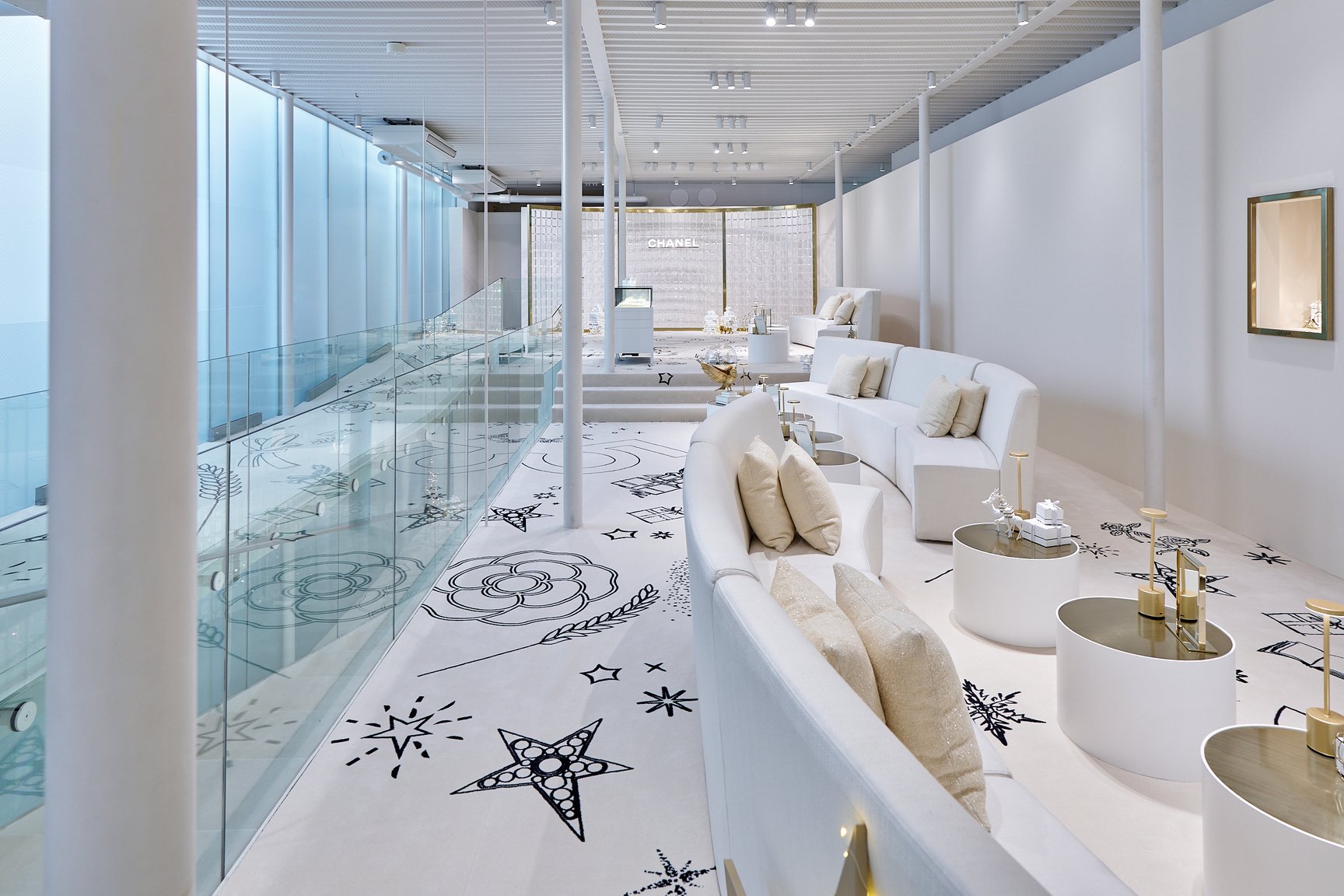 シャネルのジュエリーポップアップの様子