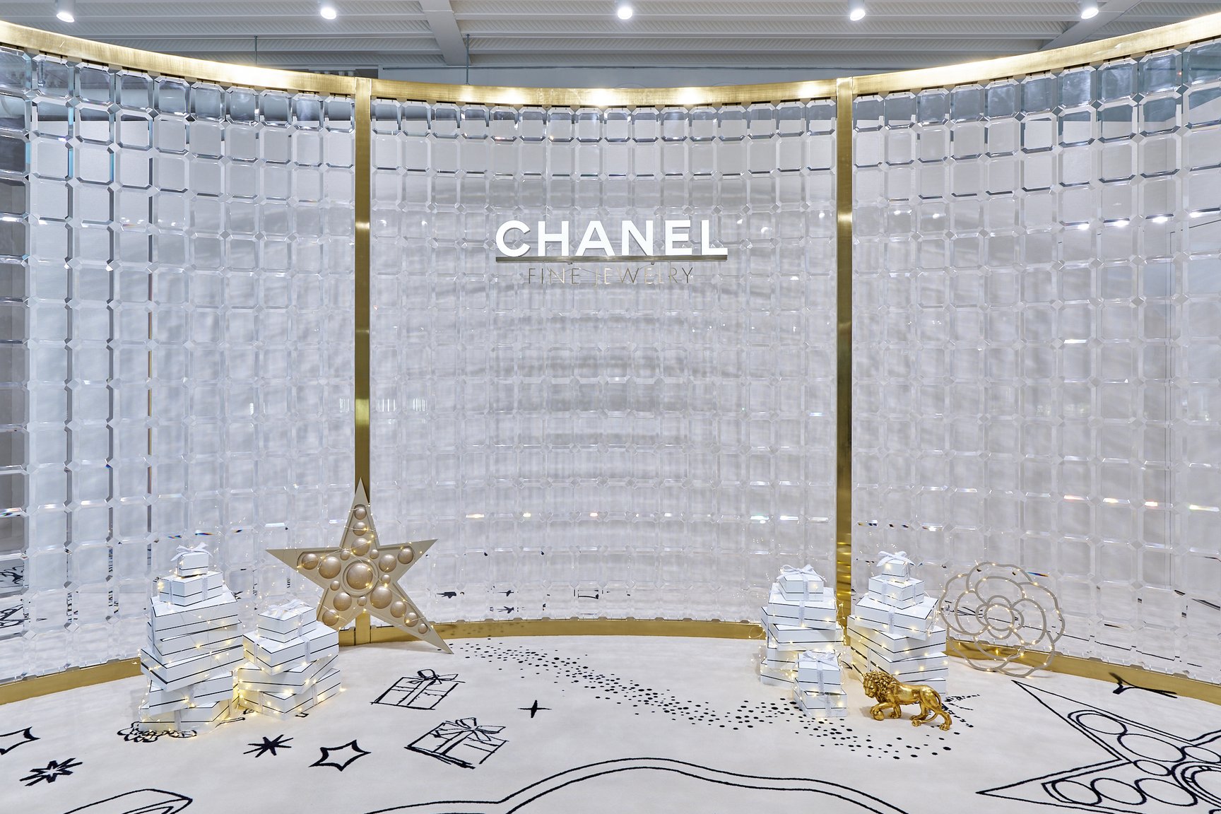 シャネルのジュエリーポップアップの様子