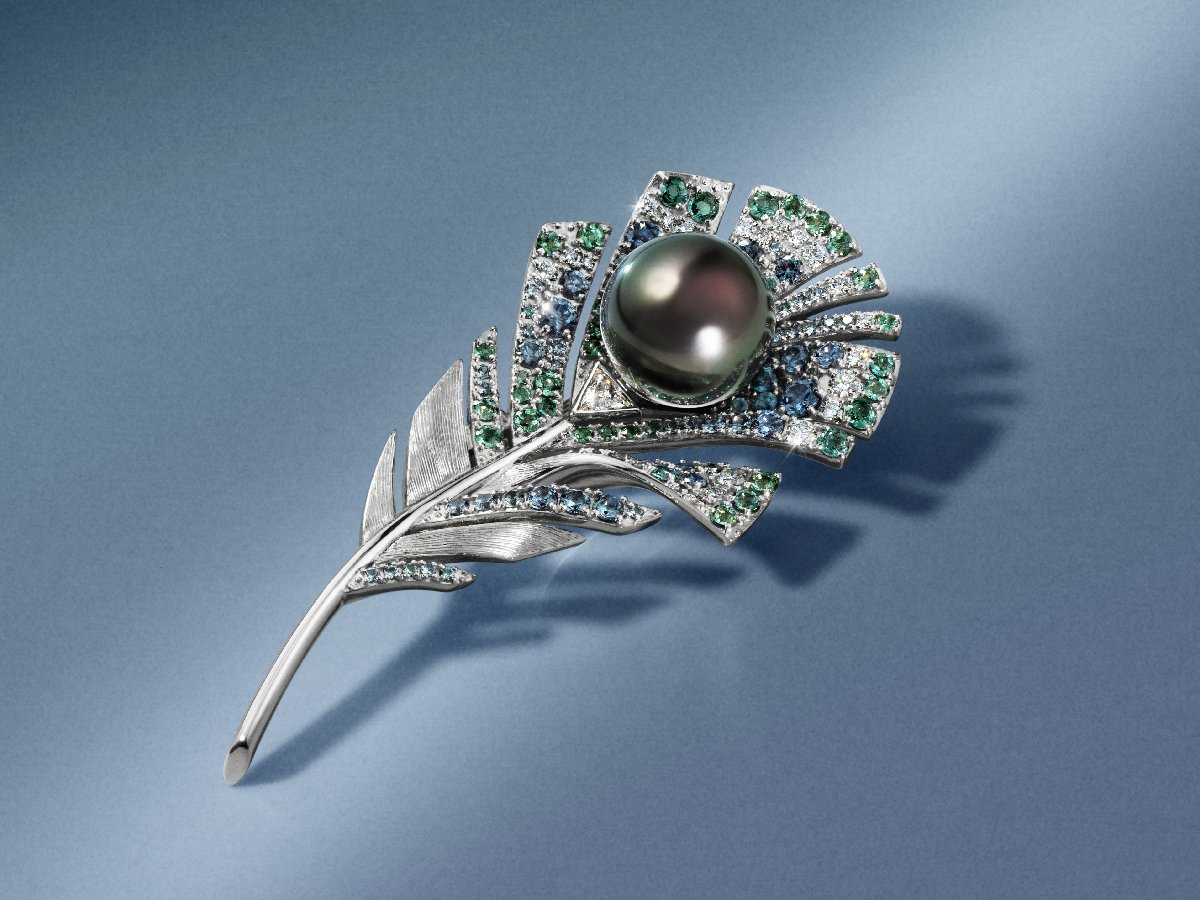 六条御息所から着想したマルチウェアジュエリー「Chromaplumée principal」