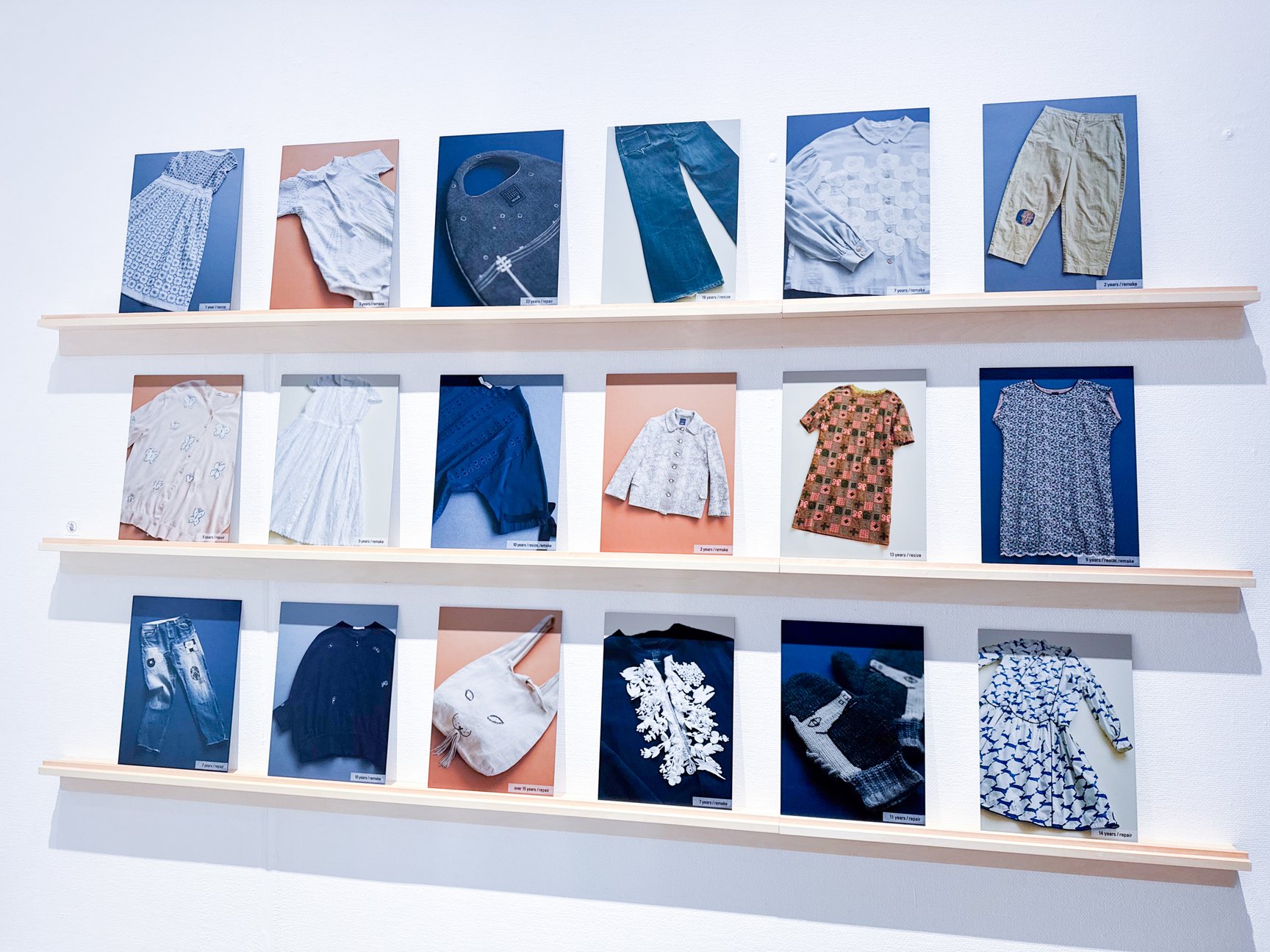 「remix」の展示の様子