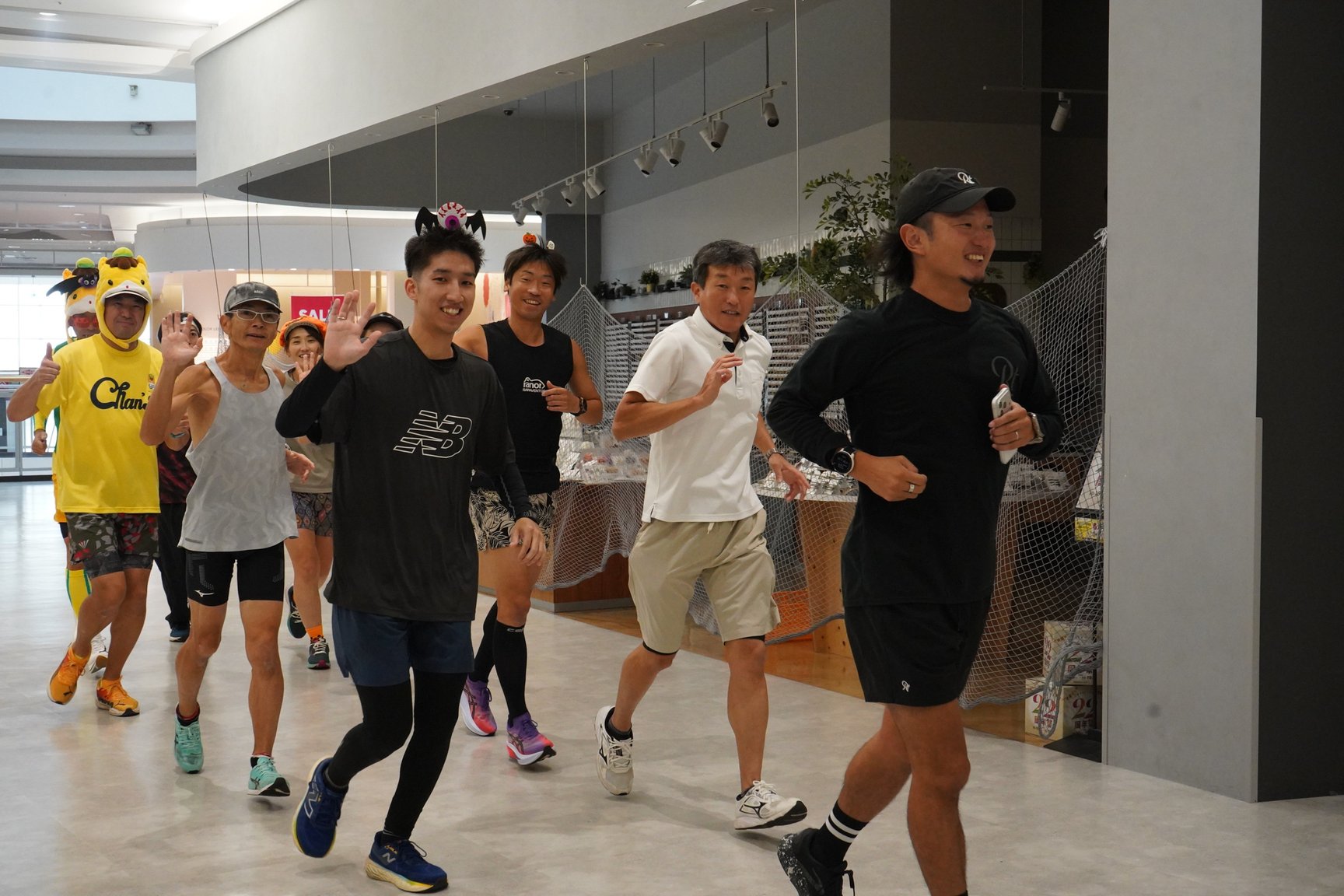 イオンモール太田館内のランイベント画像