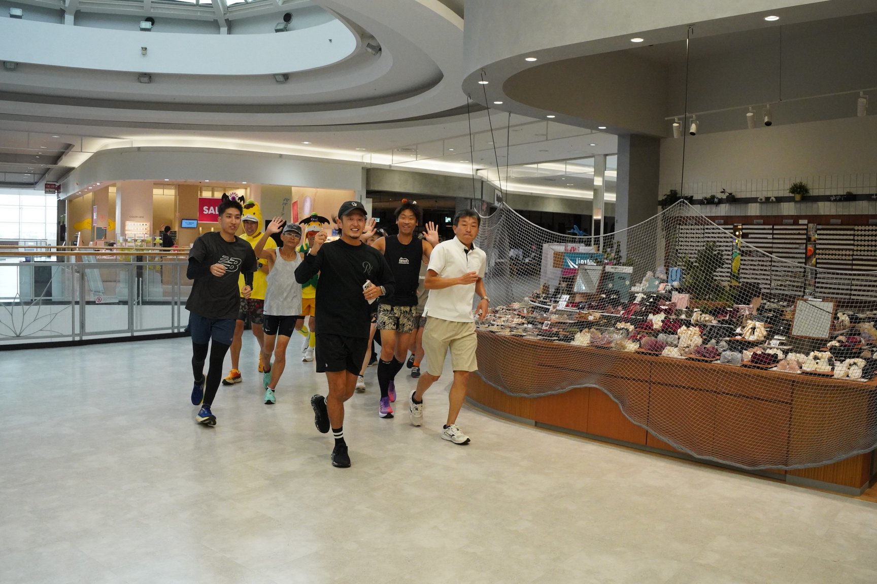 イオンモール太田館内のランイベント画像