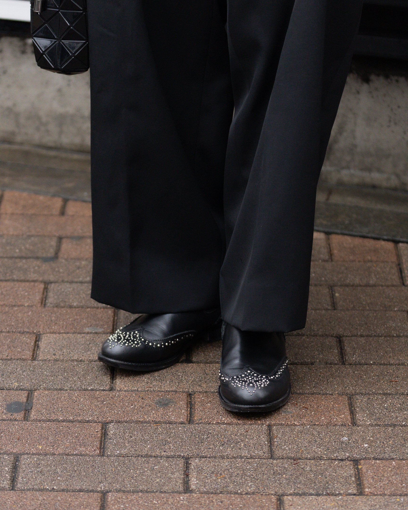 タナカのフィールドコートを着たモデル