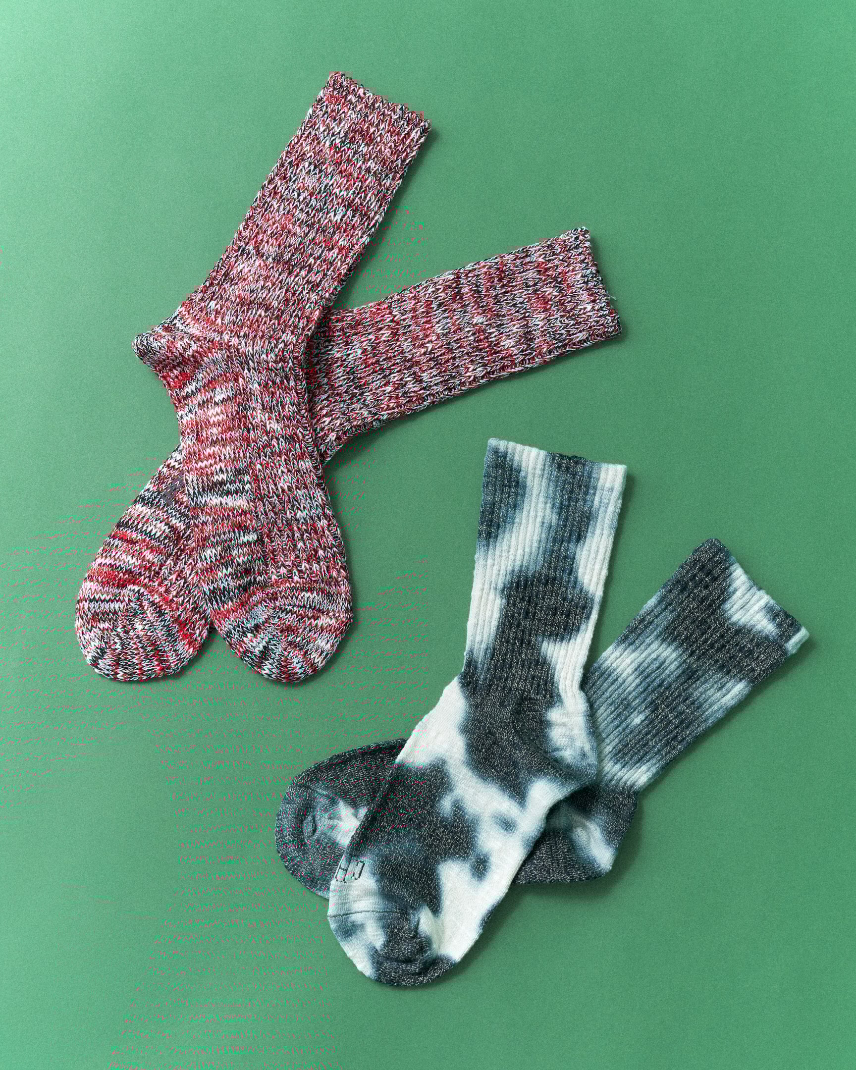 並べられた靴下