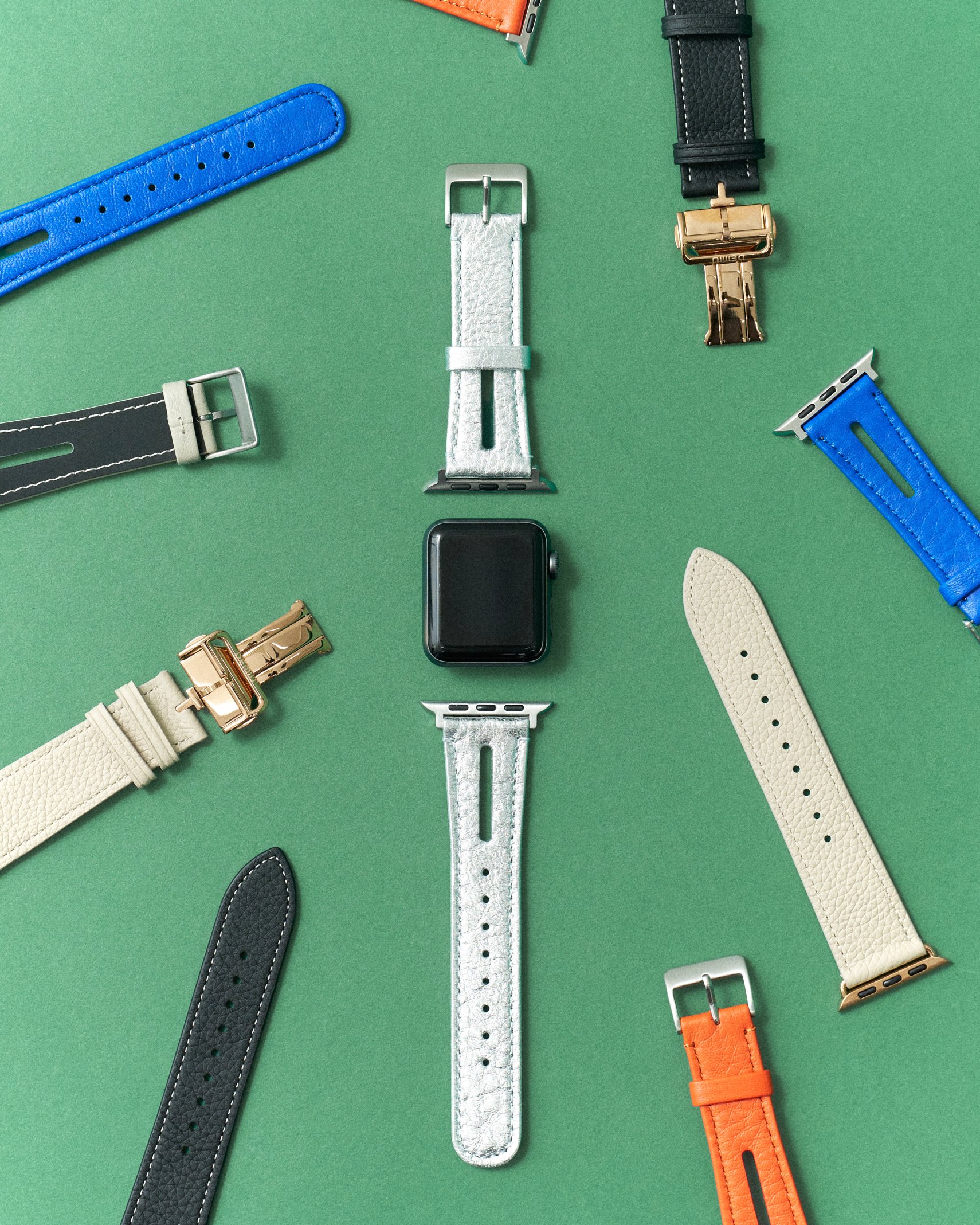 並べられたバンド