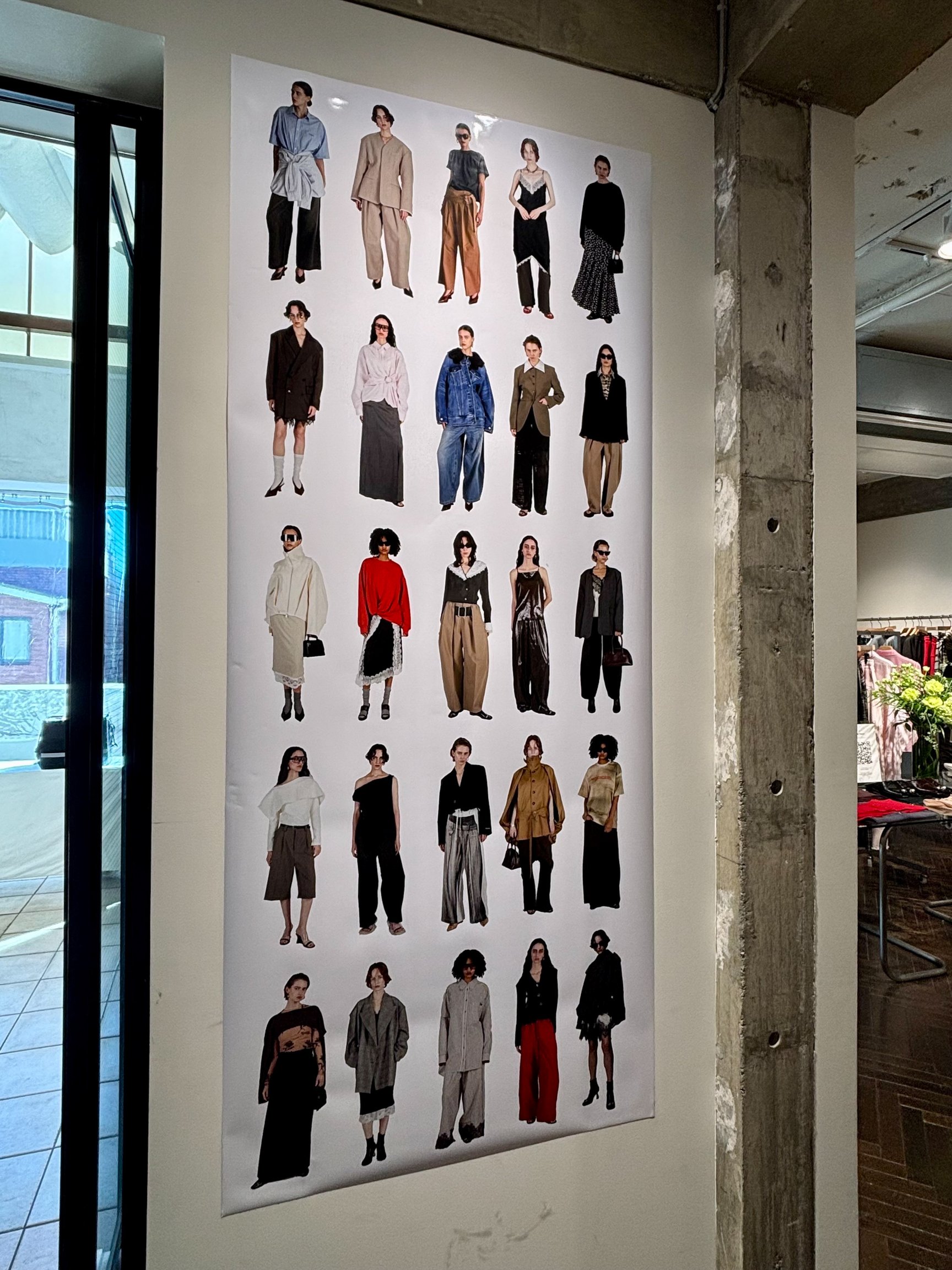 プランク プロジェクトの2026年春物展示会風景