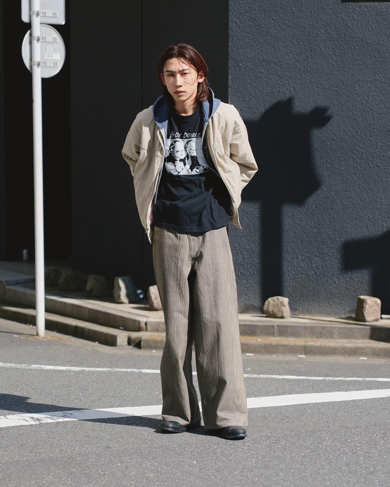 ハトラのデニムパンツ