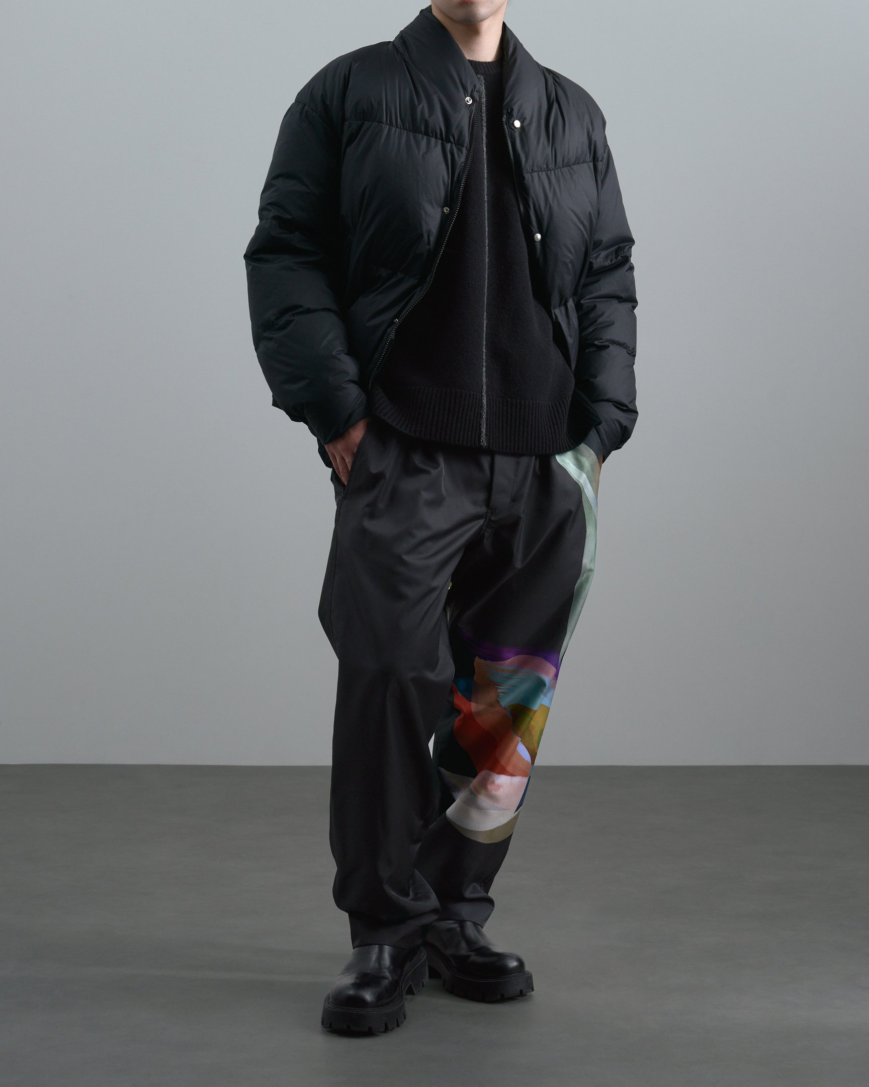 ウジョーのパンツを穿いたモデル