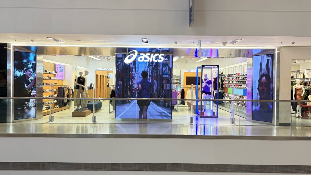 2025年にオープンしたアシックスのデリー直営店画像