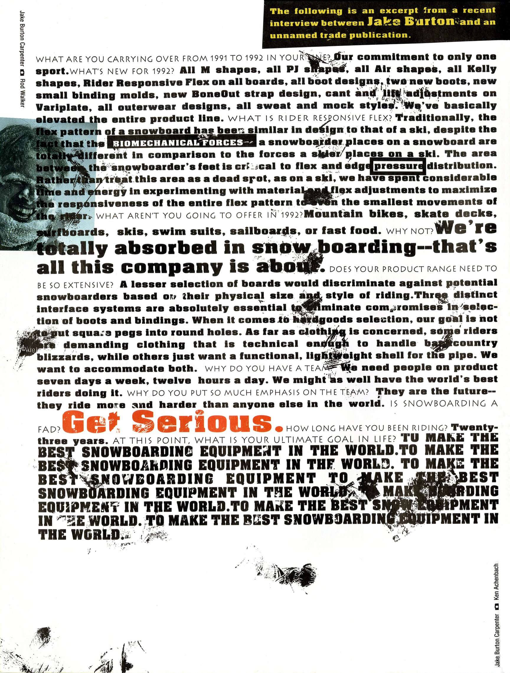 バートンが発売する「From Burton to the World」コレクションの関連画像