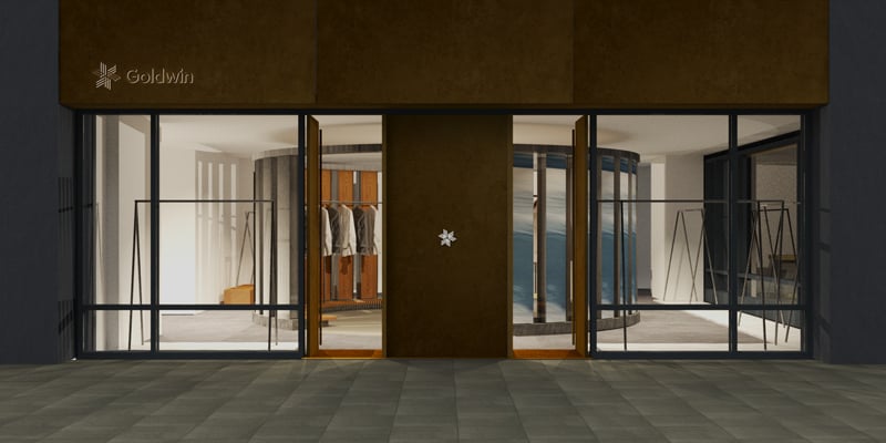 「ゴールドウイン」ロンドン旗艦店のイメージ画像