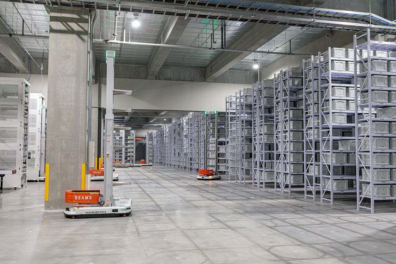 物流拠点の施設内