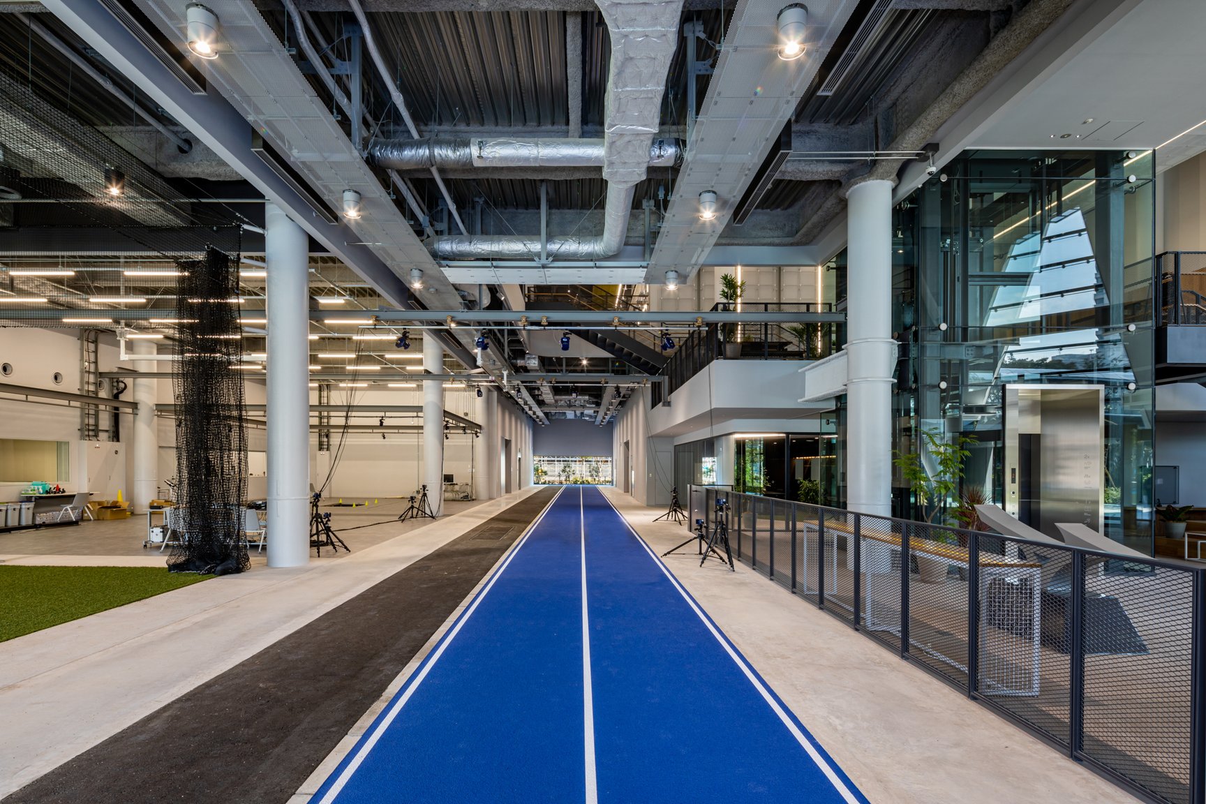 研究開発強化のために、ミズノが2022年に開設した施設「ミズノエンジン」の画像